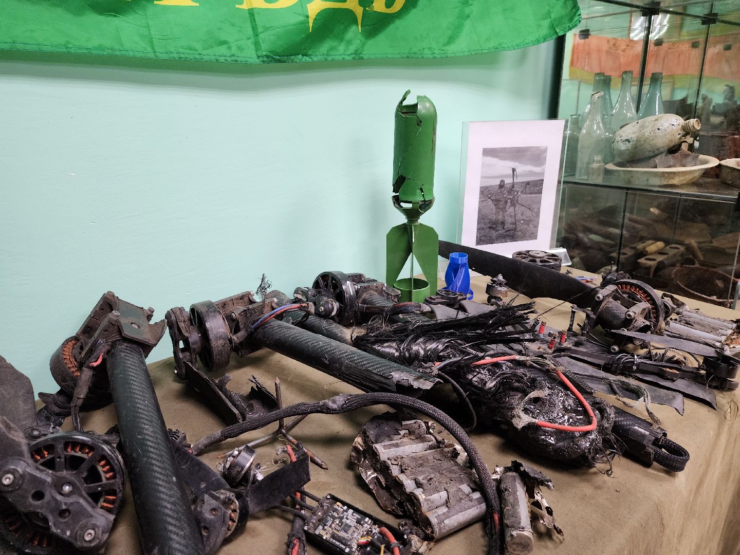 Дубна, боевое братство, комната боевой славы, сво, трофей, дрон,