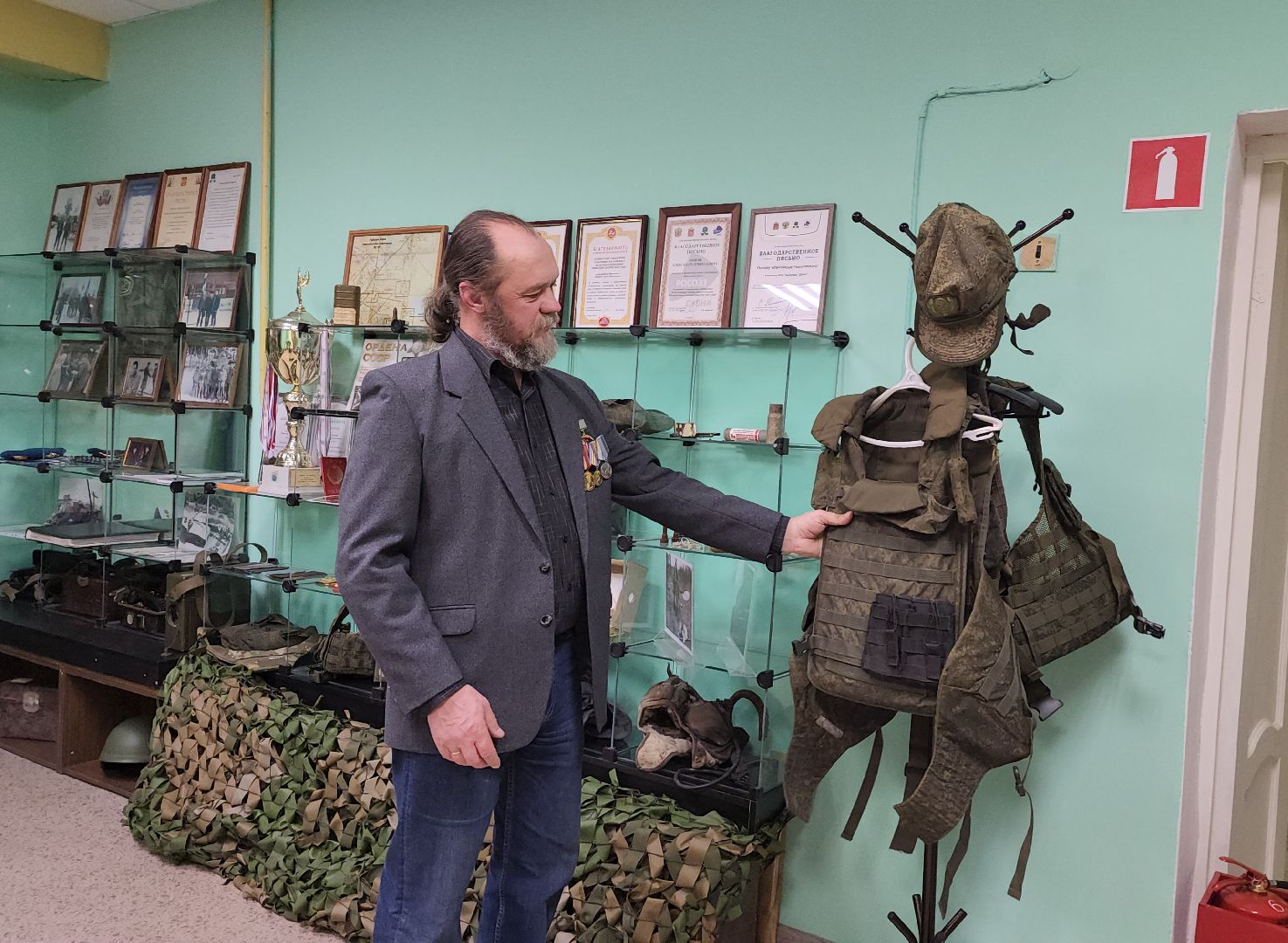 Дубна, боевое братство, комната боевой славы, сво, трофей, дрон,