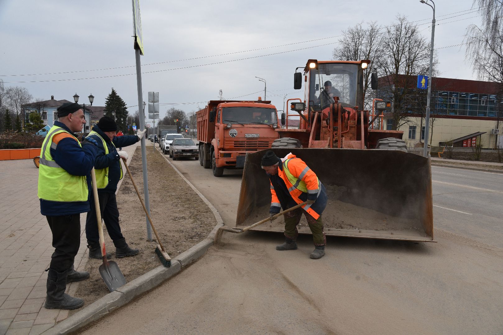 лотошино, уборка дорог, мосавтодор,