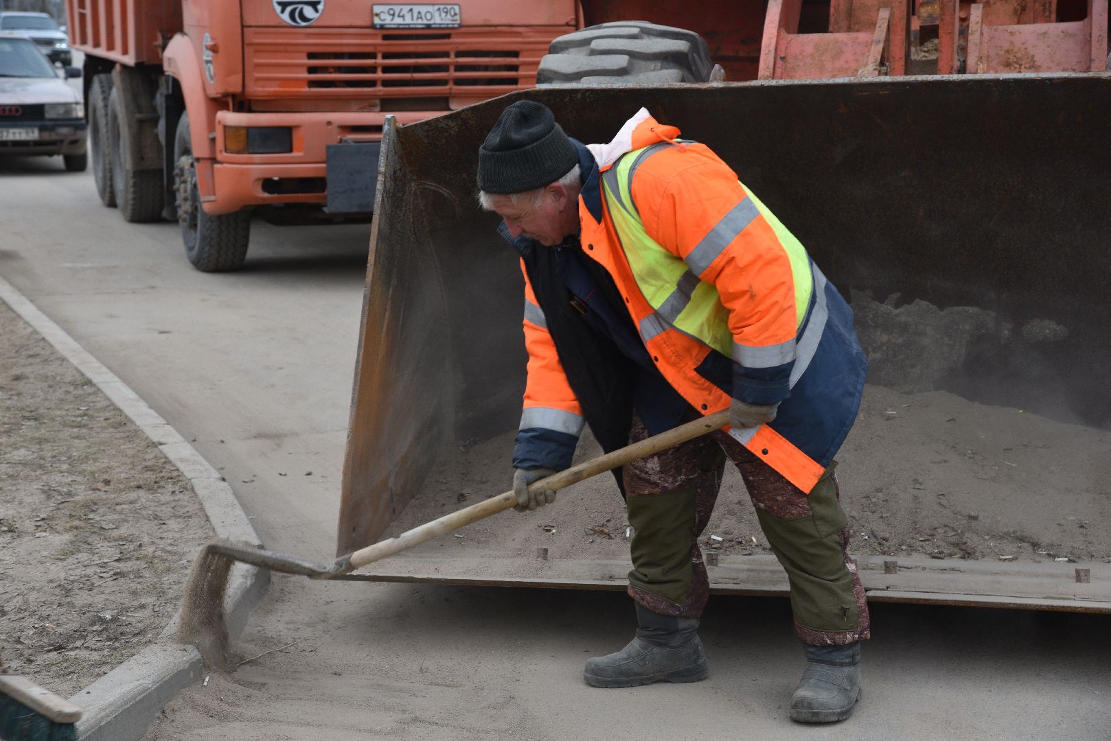 лотошино, уборка дорог, мосавтодор,