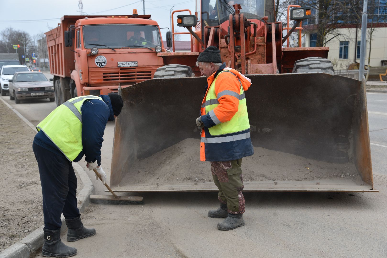лотошино, уборка дорог, мосавтодор,