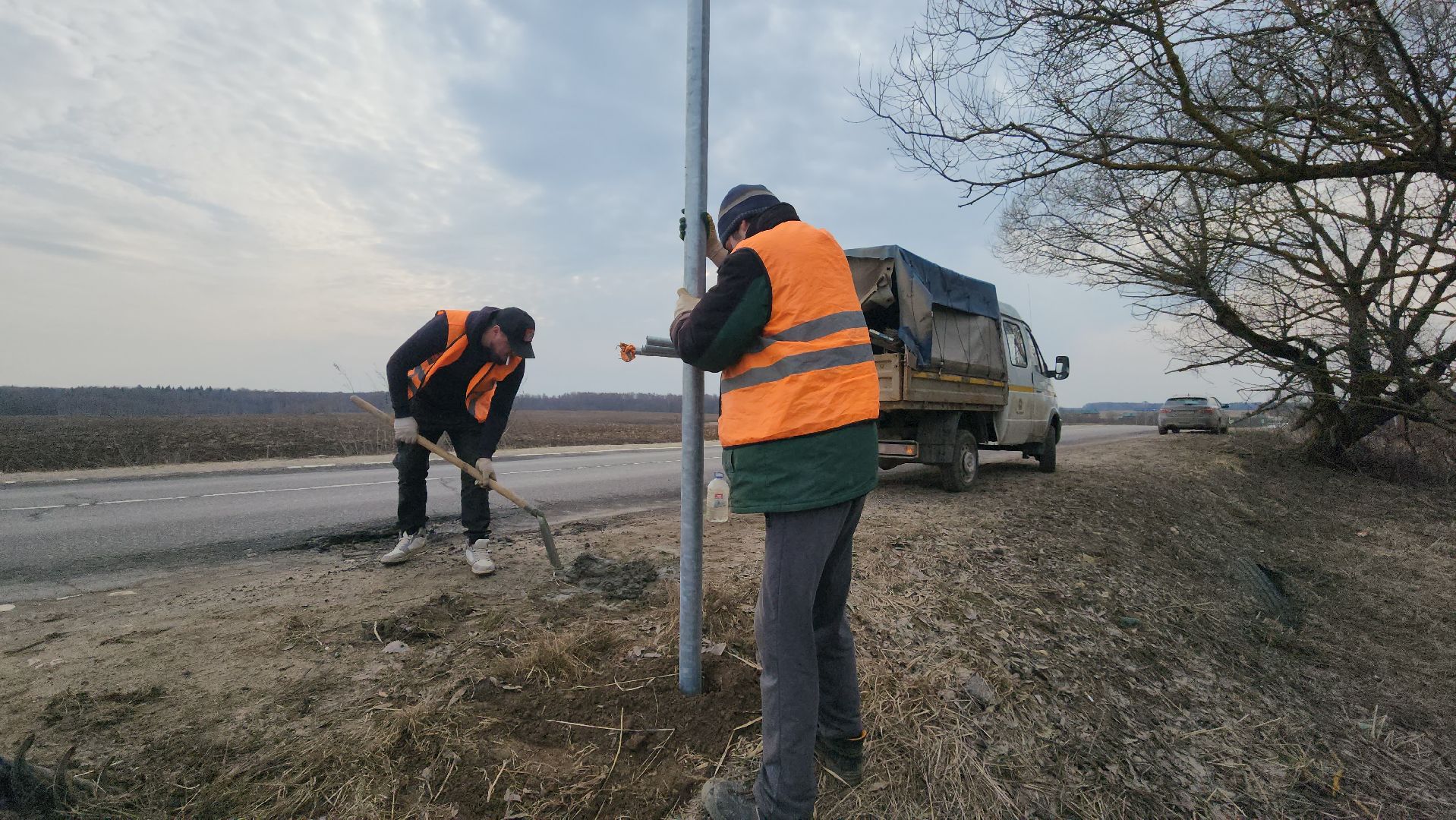дороги подмосковья, афанасово, волоколамск, новые знаки,