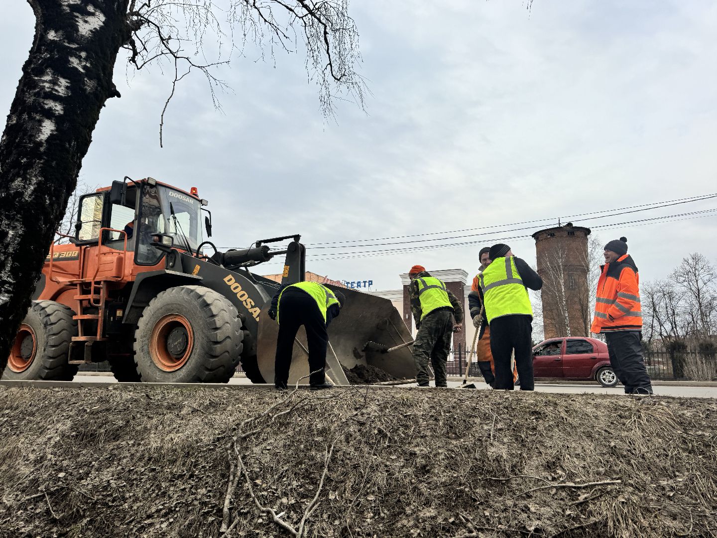 шаховская, уборка улиц, уборка улиц города,