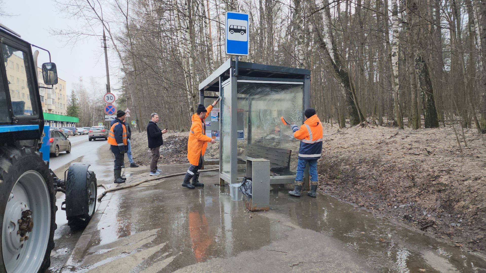 ивантеевка, пушкинский, остановочные павильоны, коммунальная служба, уборка города, вертикалки,