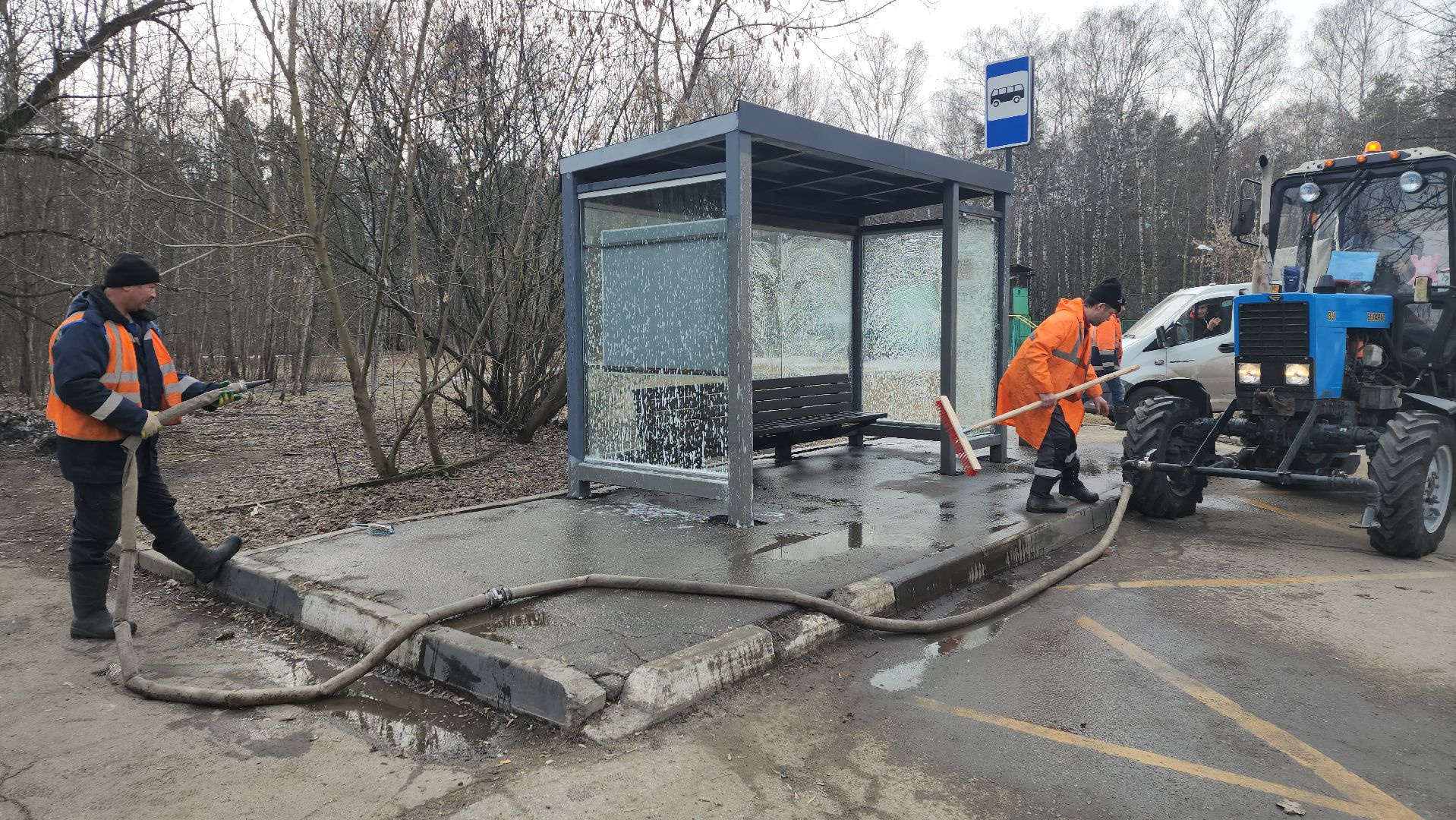 ивантеевка, пушкинский, остановочные павильоны, коммунальная служба, уборка города, вертикалки,