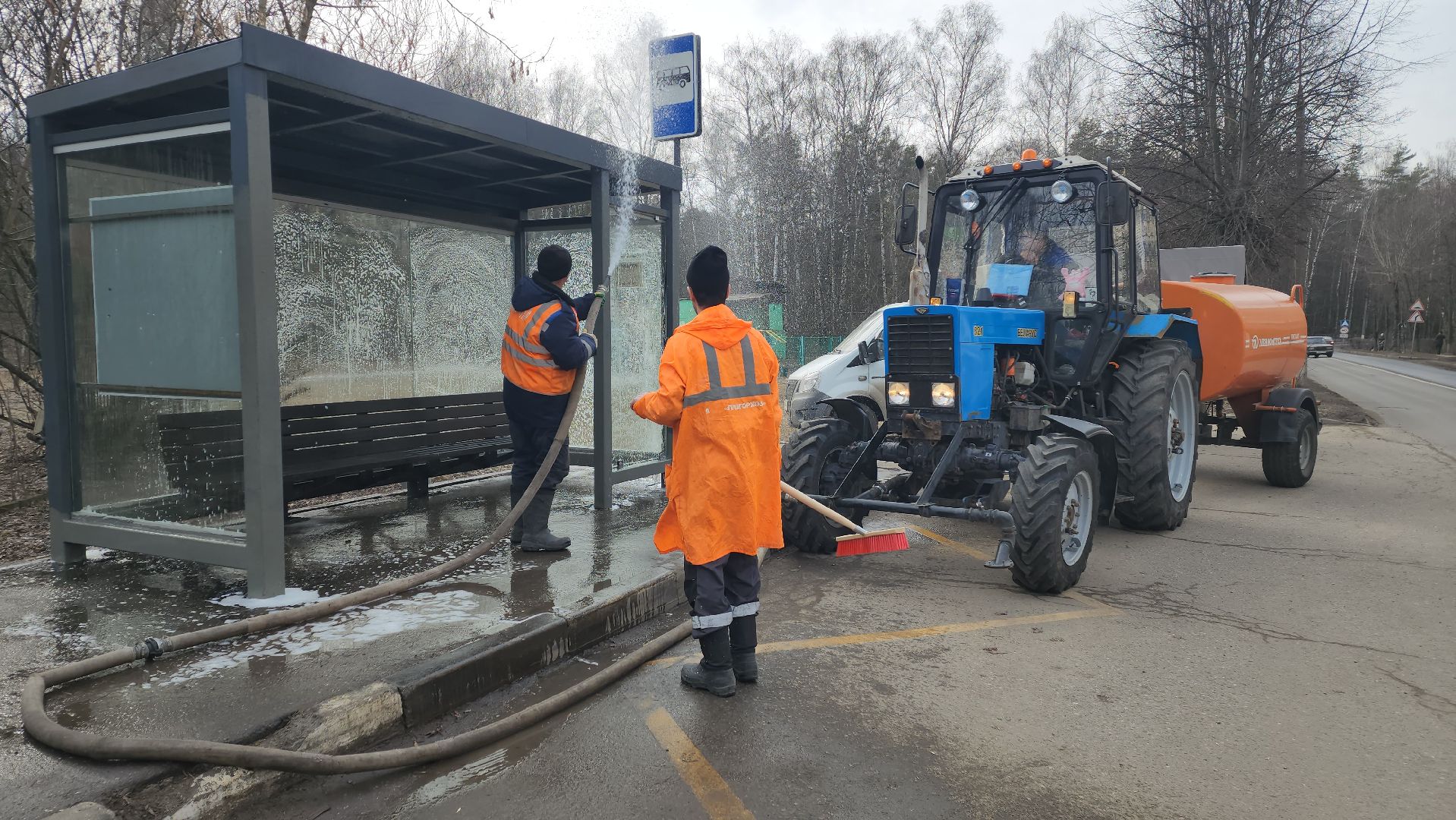 ивантеевка, пушкинский, остановочные павильоны, коммунальная служба, уборка города, вертикалки,