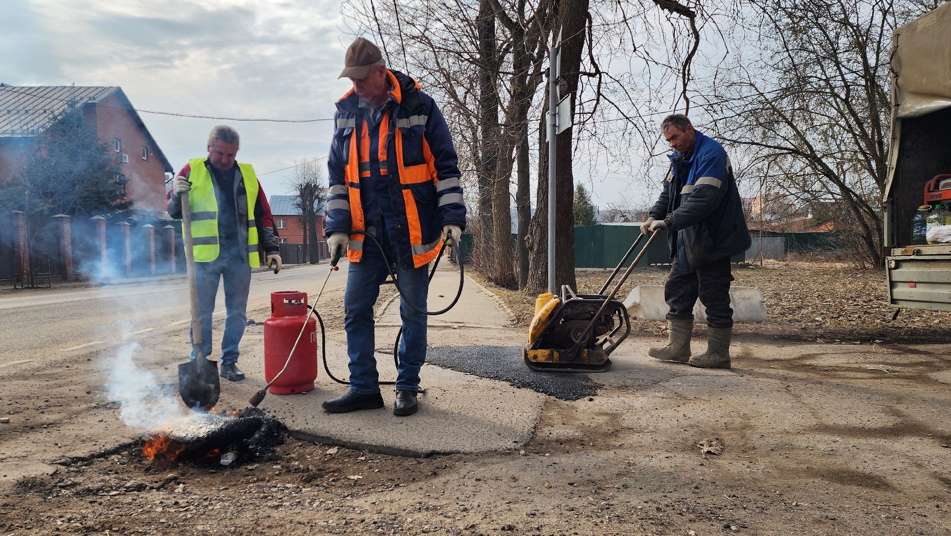 истра, благоустройство, ямочный ремонт,