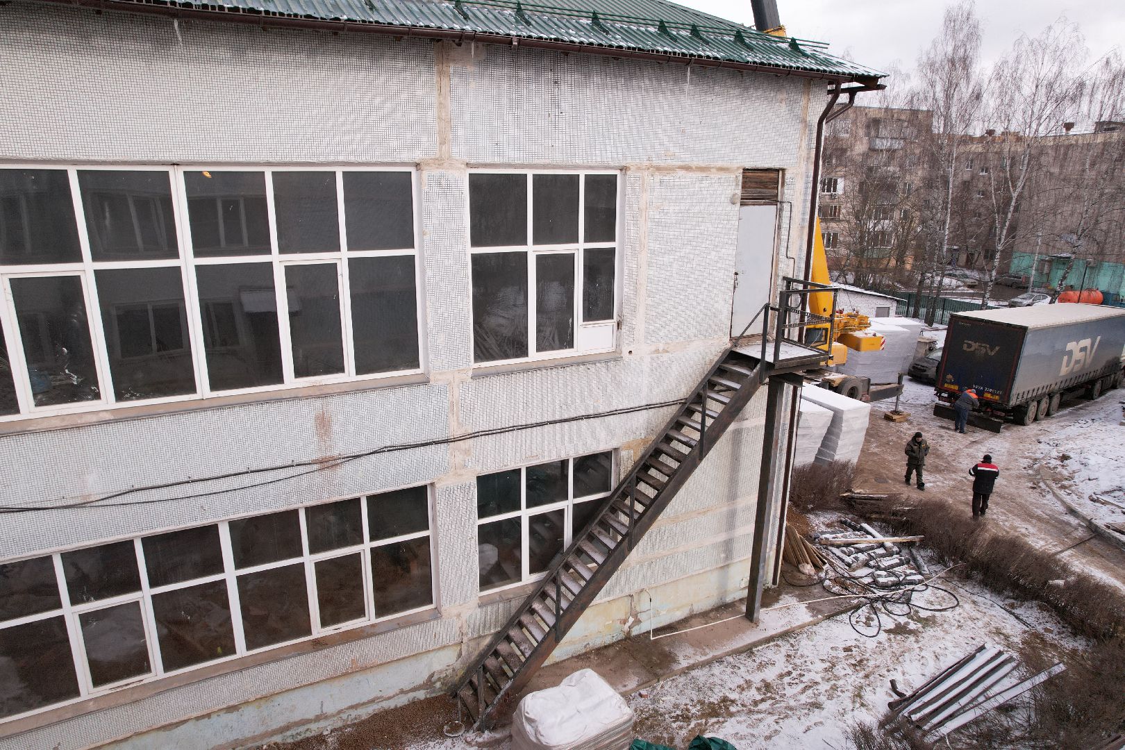 видео с коптера, истра, капремонт лицея,