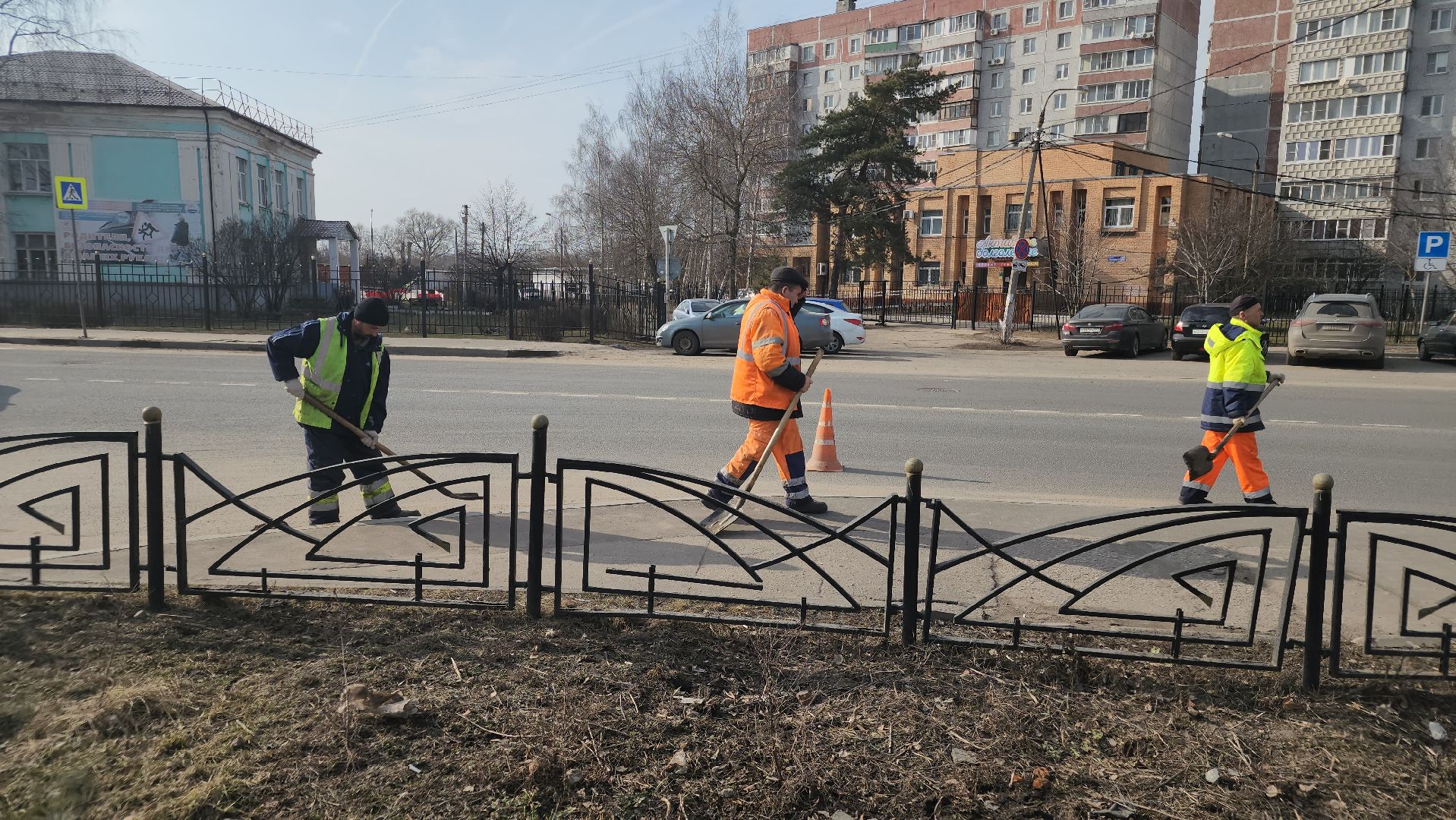 очистка дорог, орехово-зуевский округ,