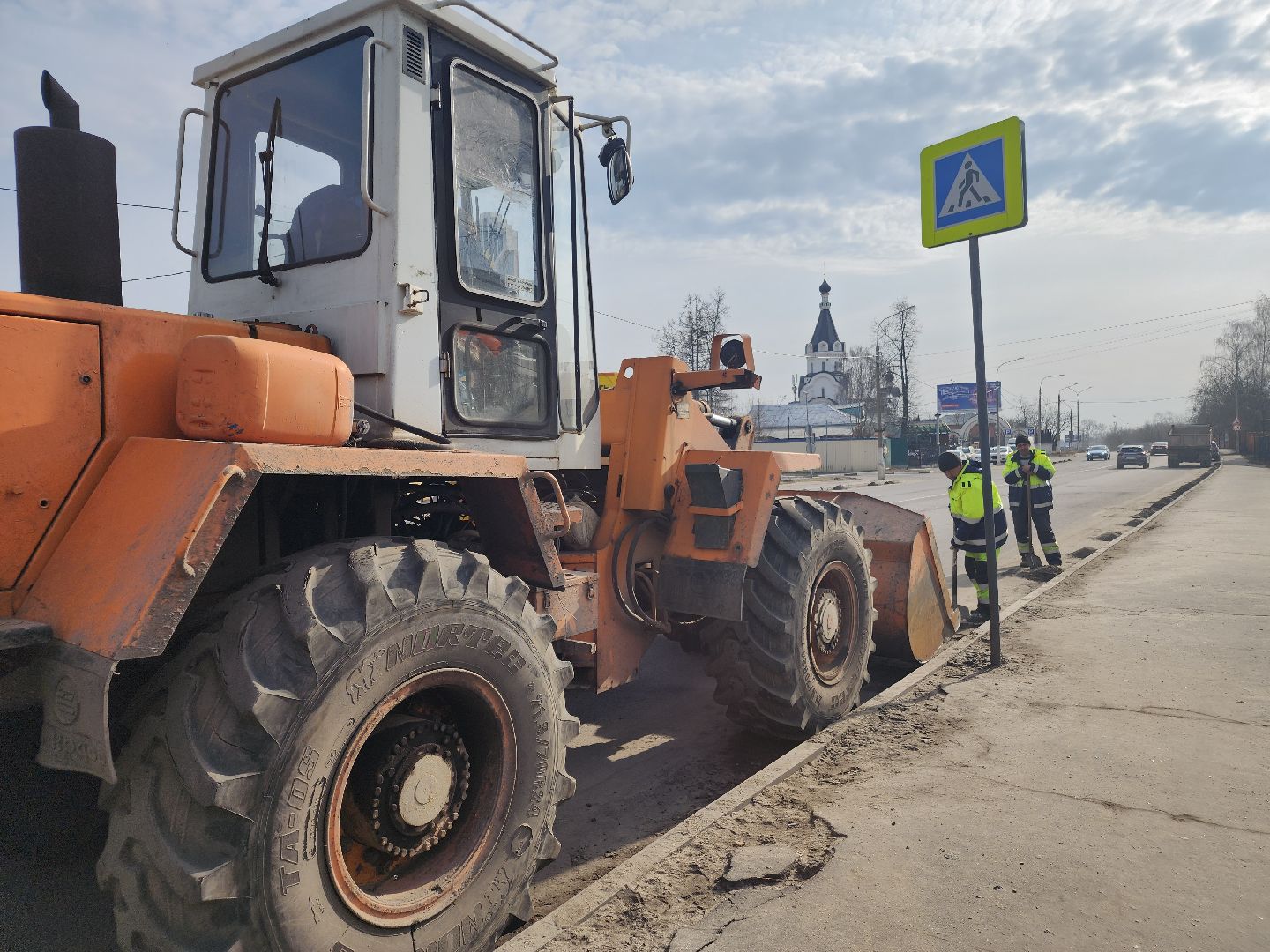 очистка дорог, орехово-зуевский округ,