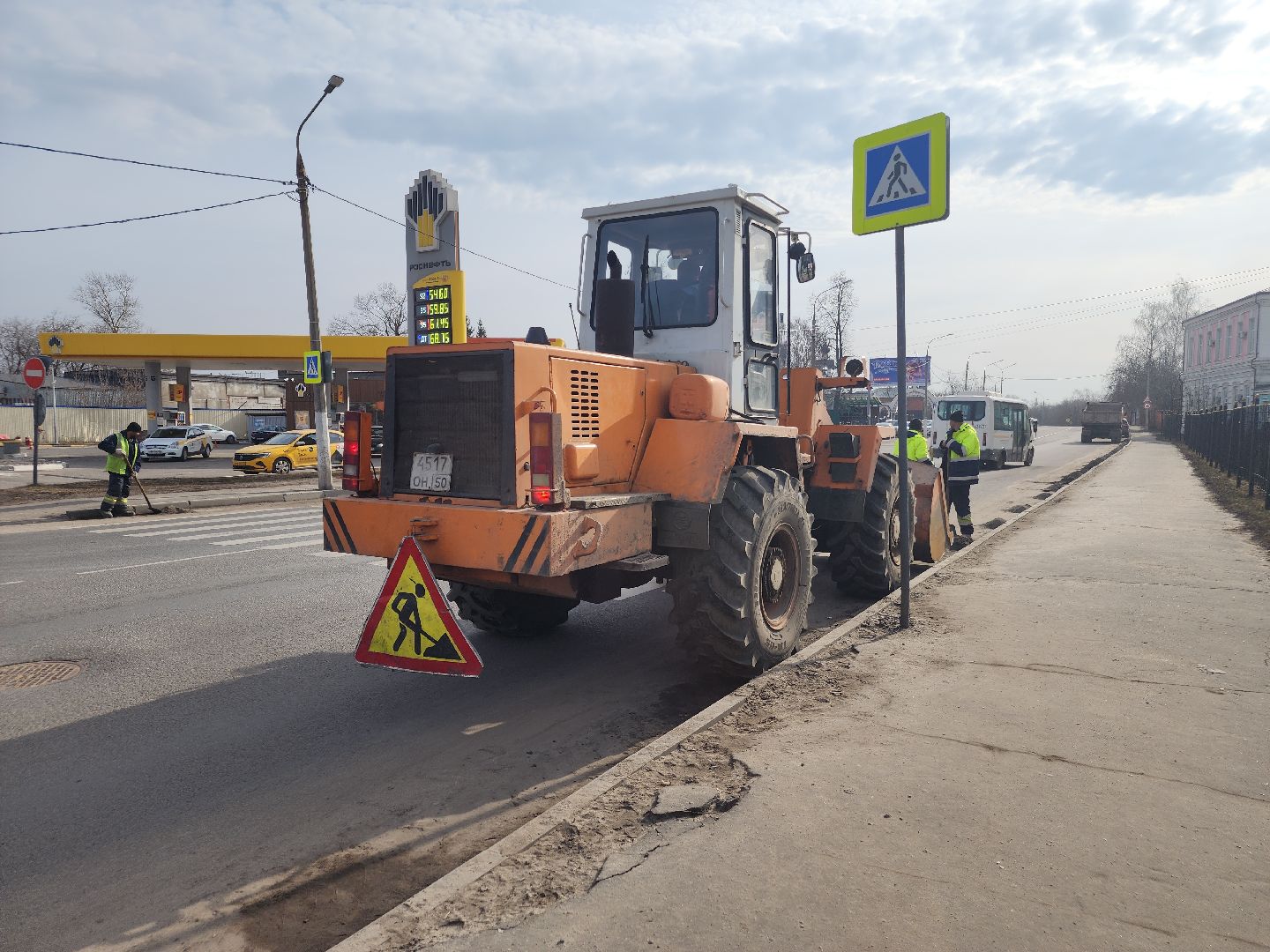 очистка дорог, орехово-зуевский округ,