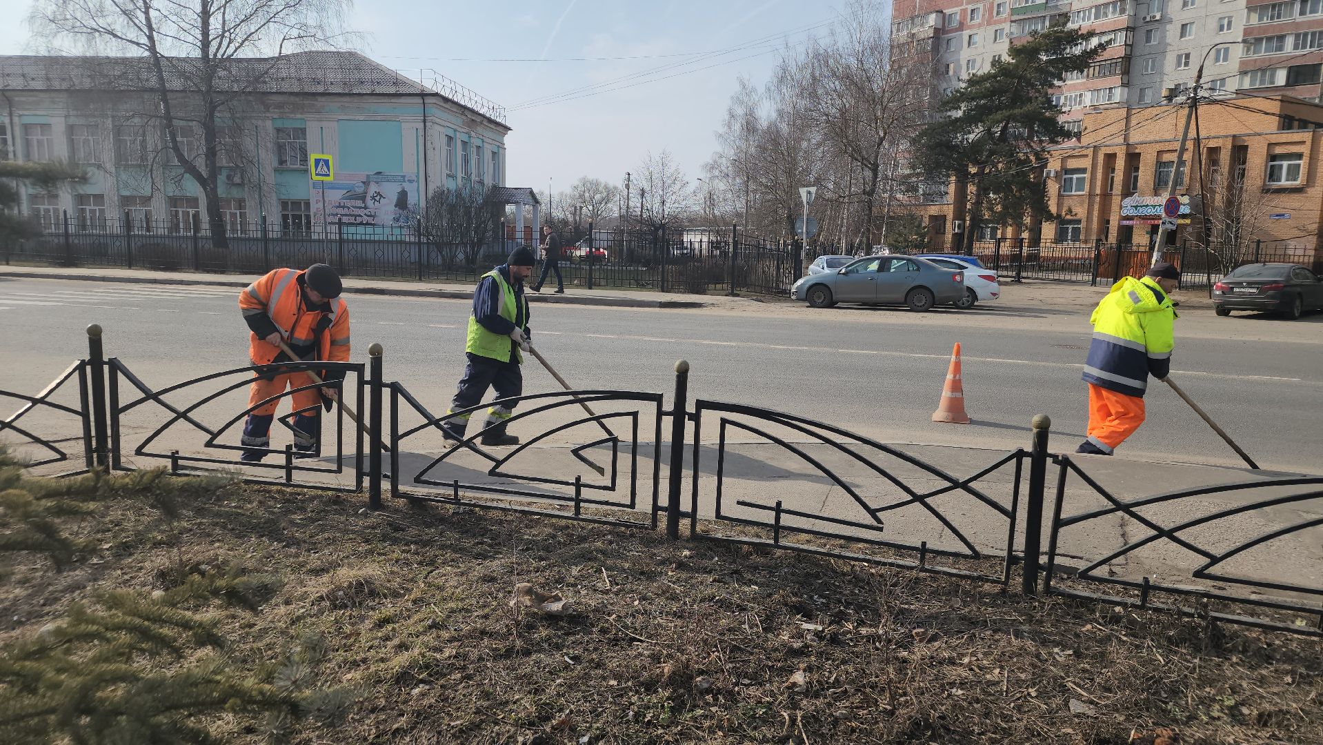 очистка дорог, орехово-зуевский округ,