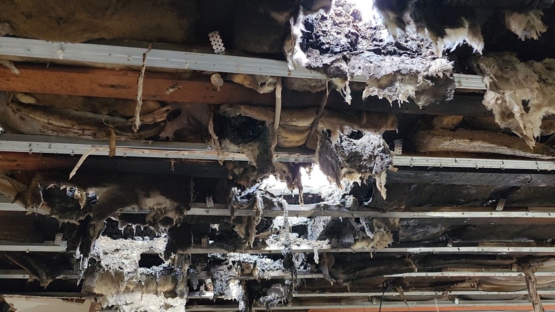 Раменский округ, Атака БПЛА, Дом после атаки БПЛА,