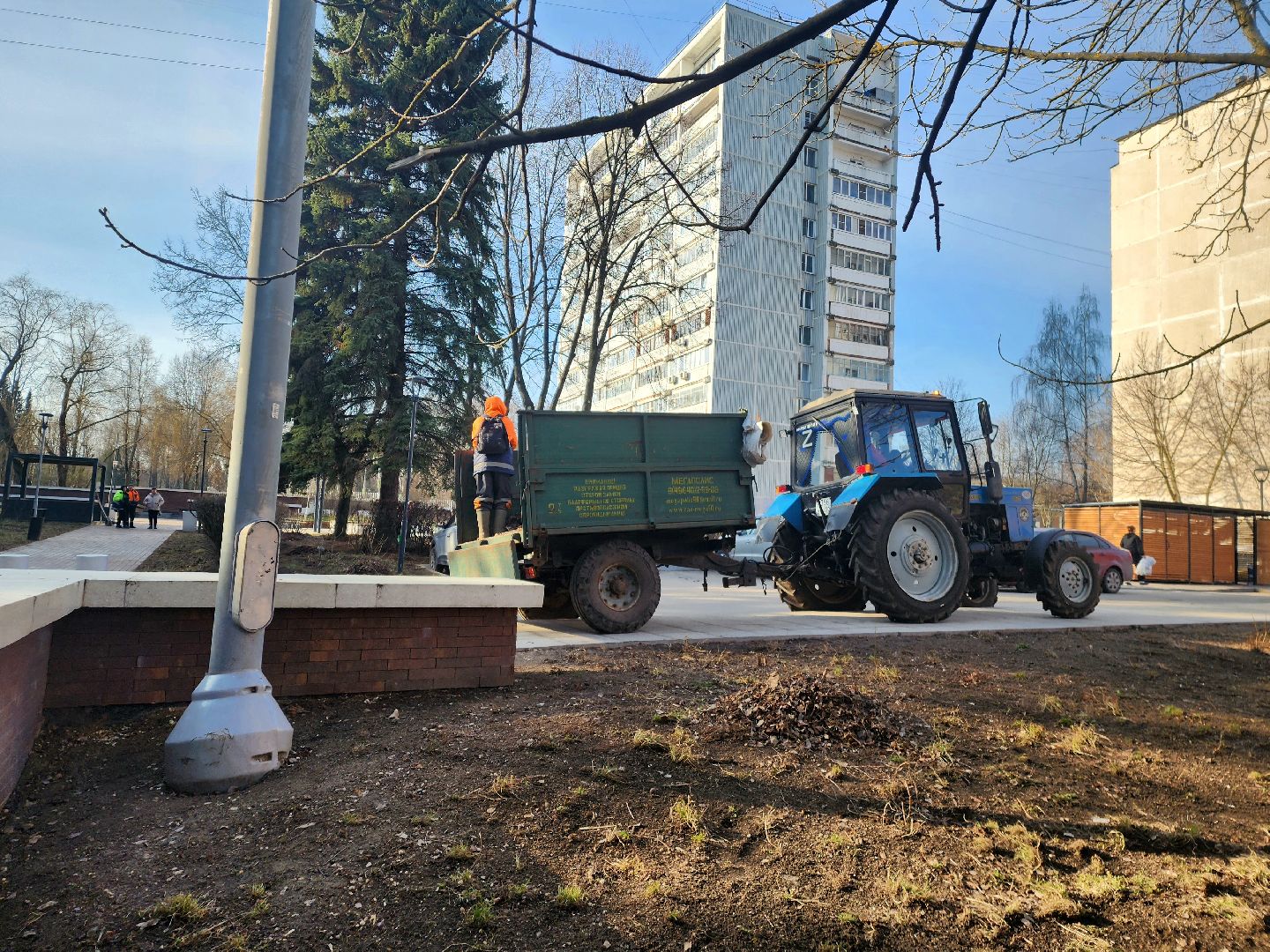 пущино, комбинат благоустройства, уборка, вертикалки,