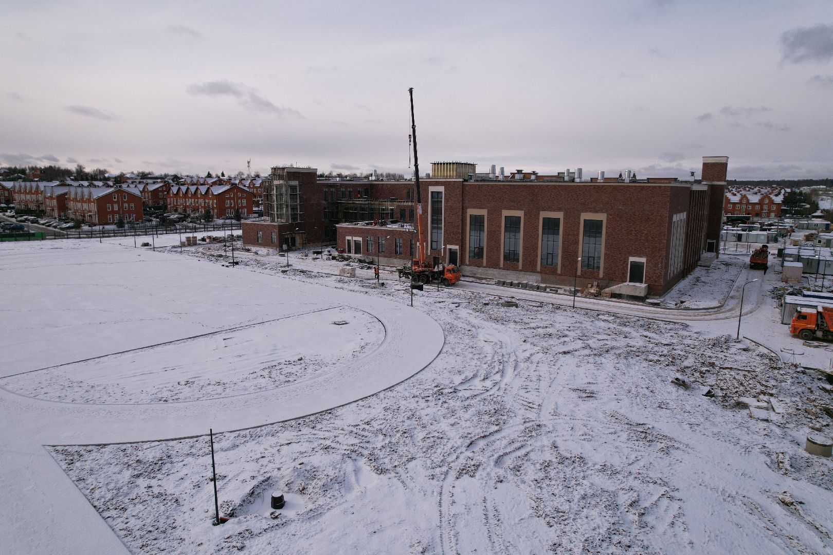 видео с коптера, истра, жк кембридж,