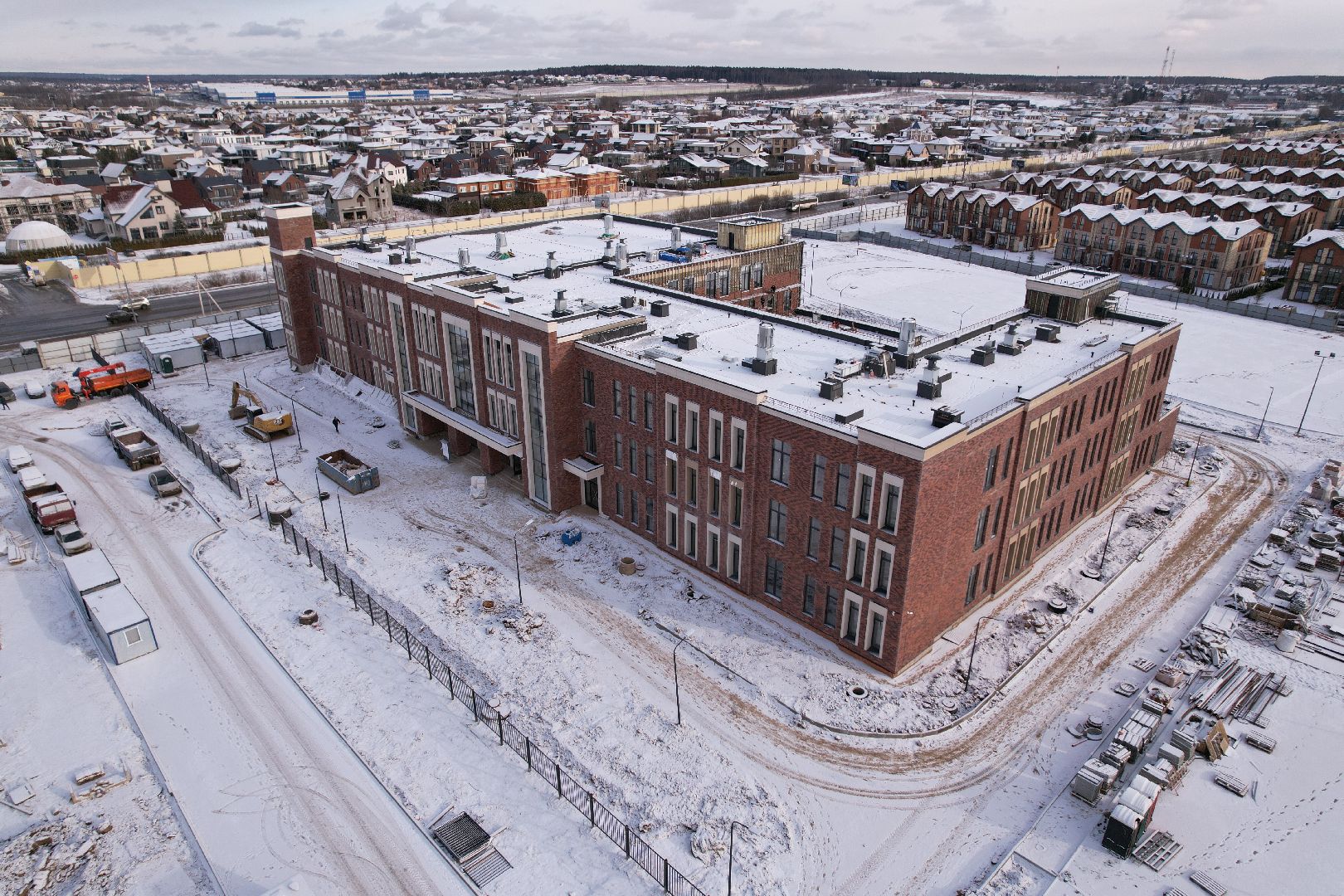 видео с коптера, истра, жк кембридж,