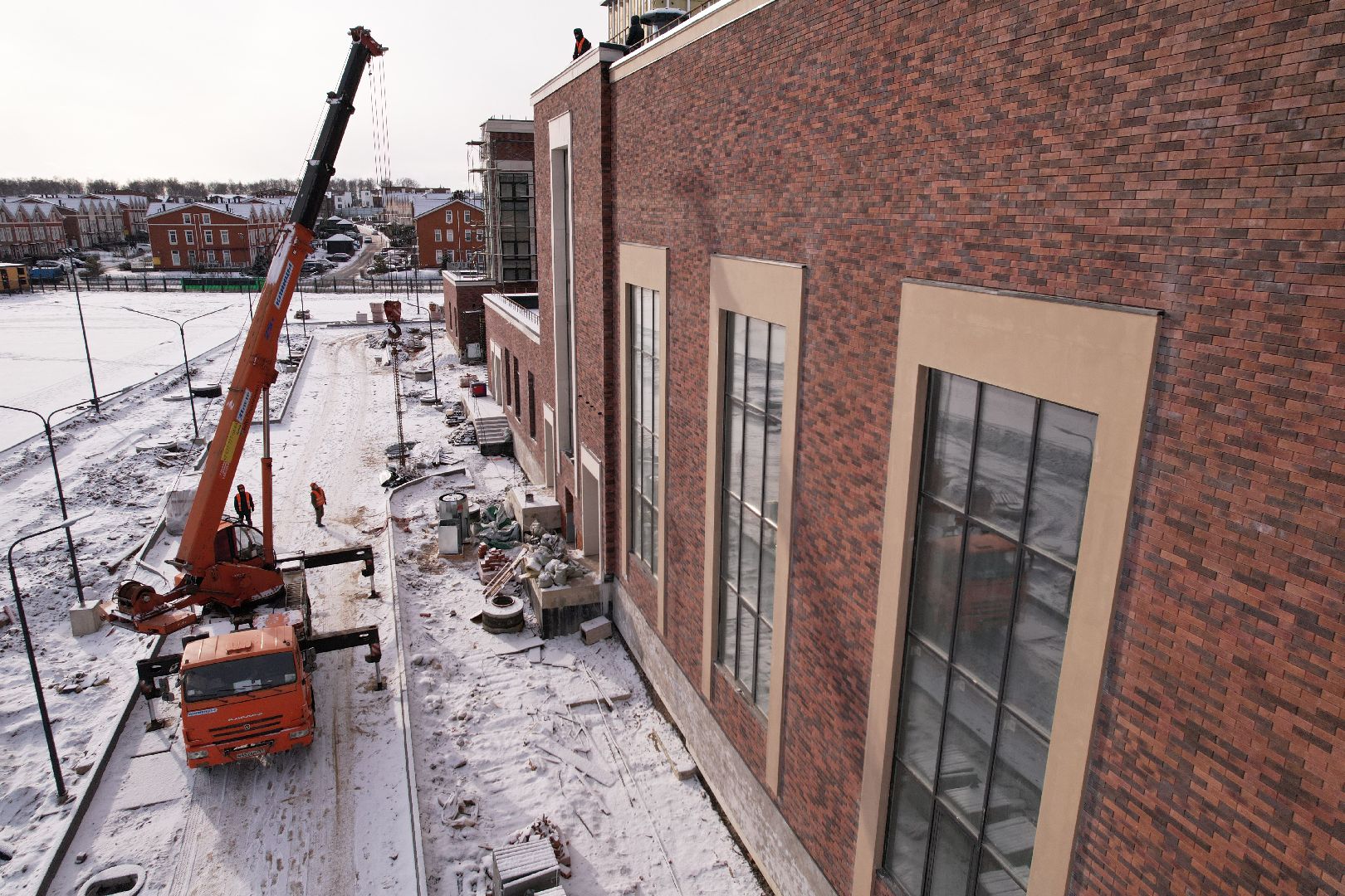 видео с коптера, истра, жк кембридж,