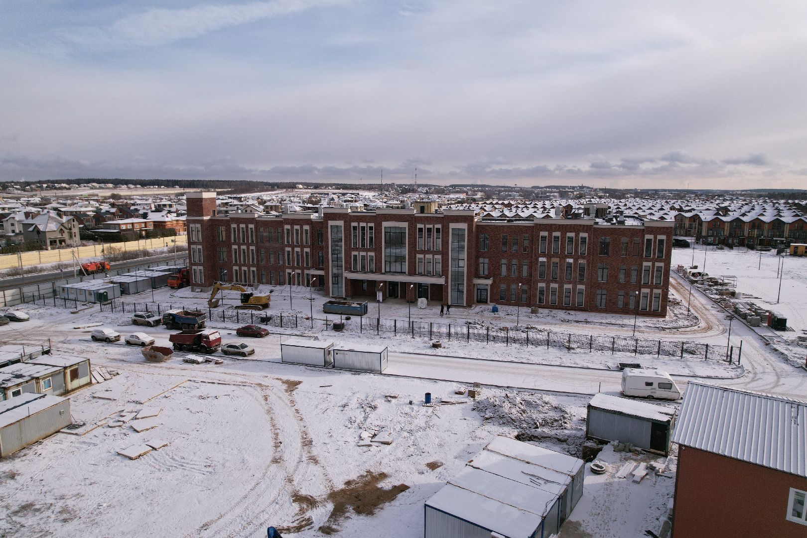 видео с коптера, истра, жк кембридж,