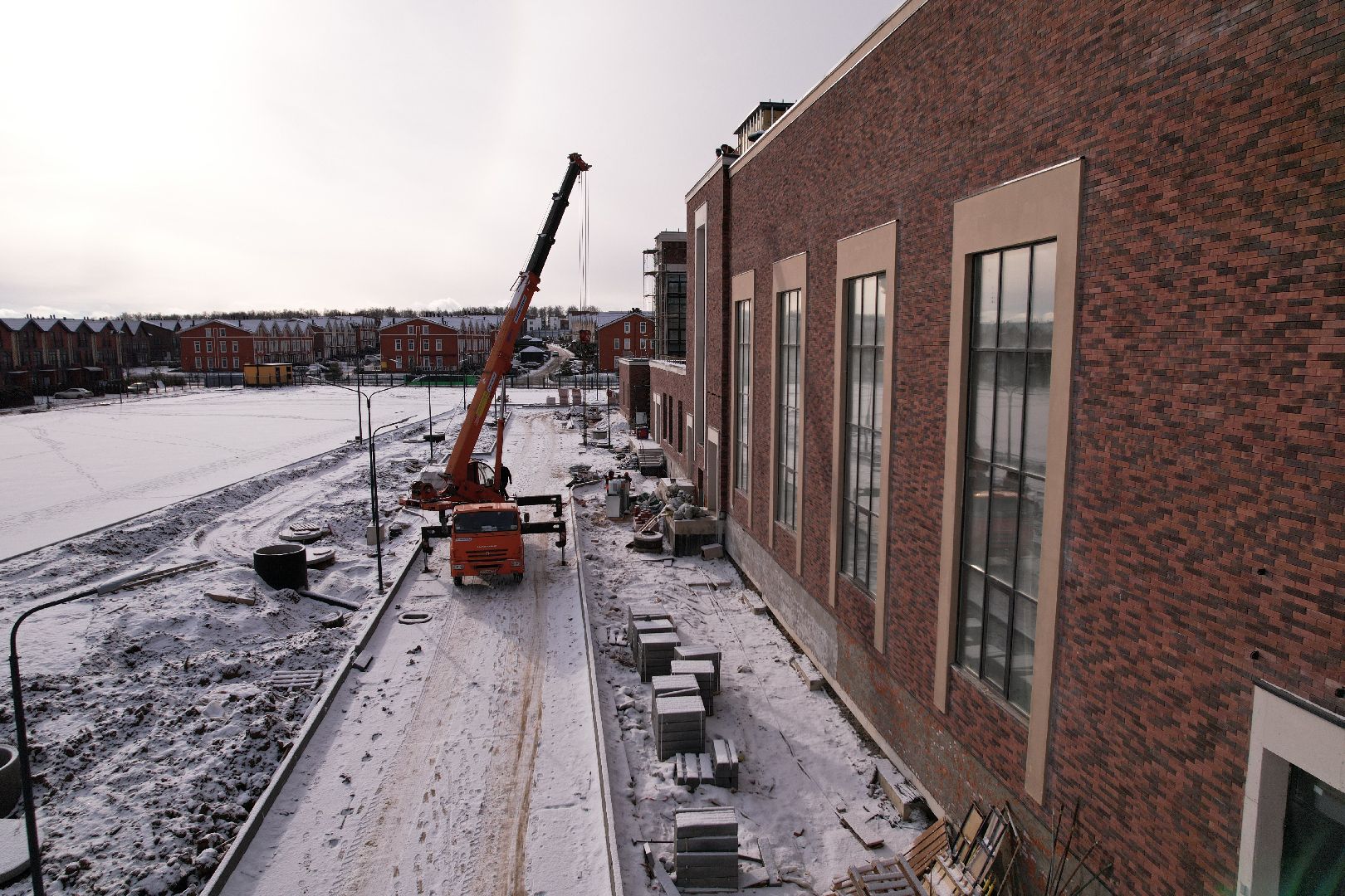 видео с коптера, истра, жк кембридж,