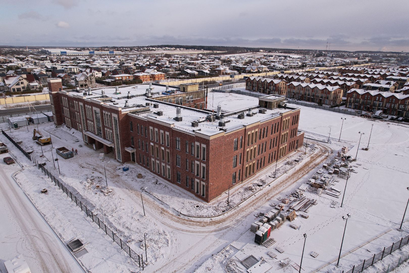 видео с коптера, истра, жк кембридж,