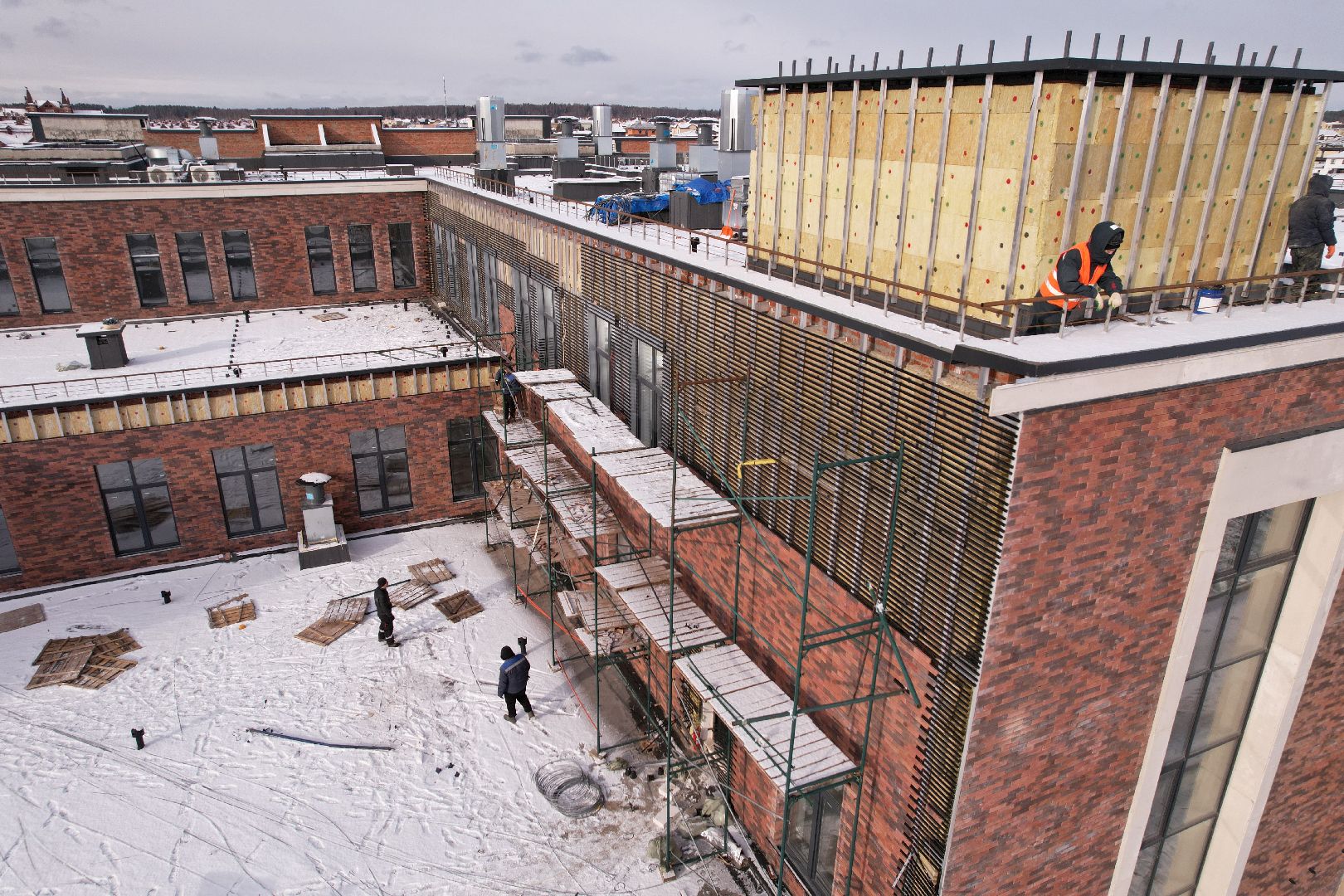 видео с коптера, истра, жк кембридж,