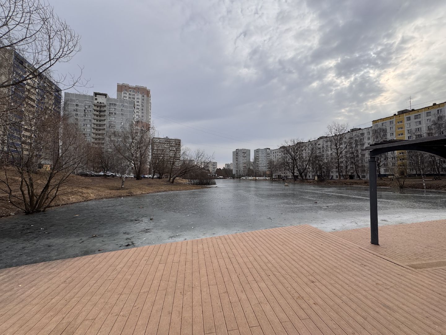 Благоустройство, Комсомольский пруд, Одинцово,