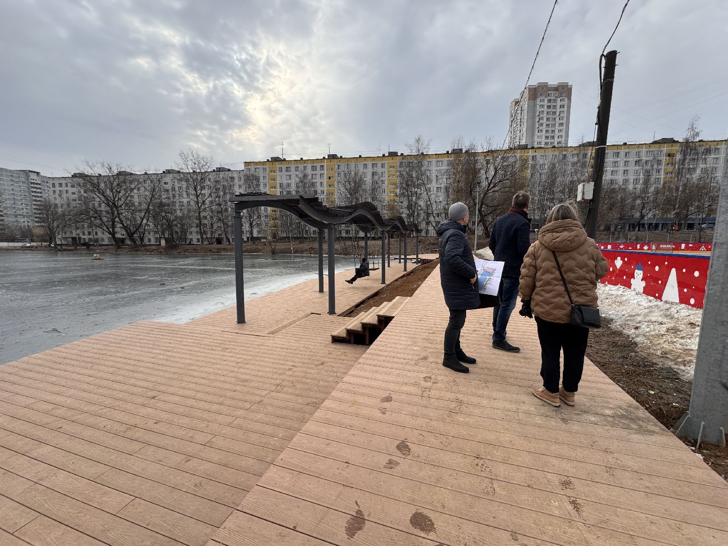 Благоустройство, Комсомольский пруд, Одинцово,