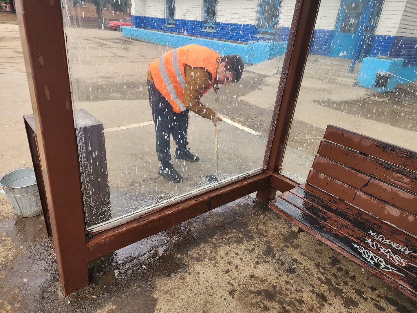 серебряные пруды, мосавтодор, первомайская, остановочные павильоны,