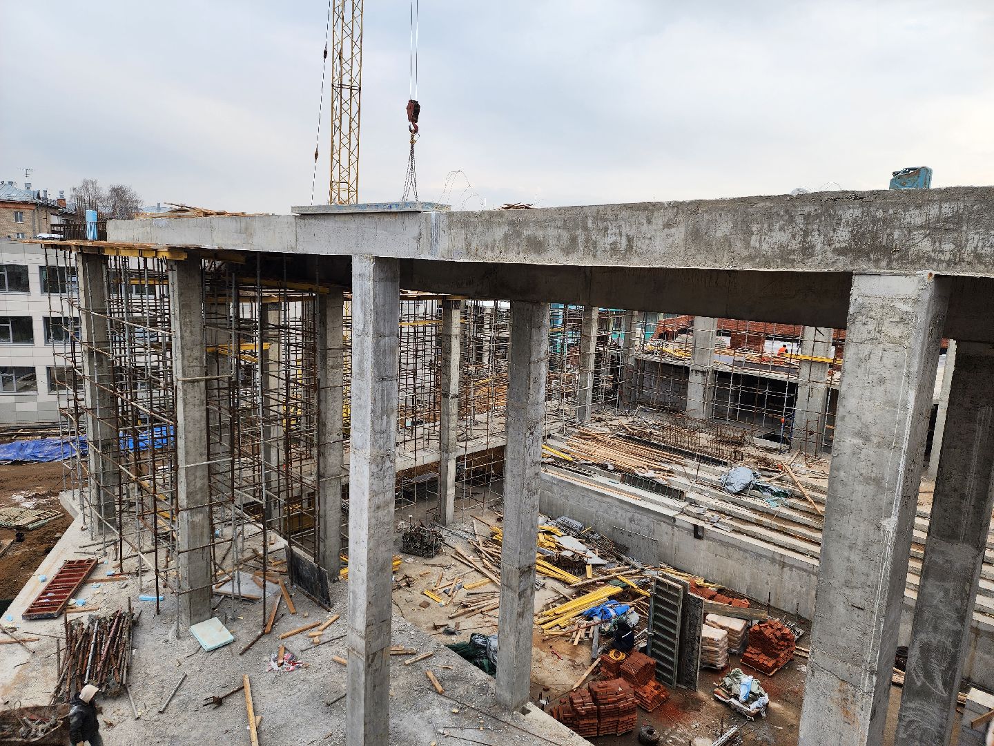 вертикалки, королёв, школа, строительство,