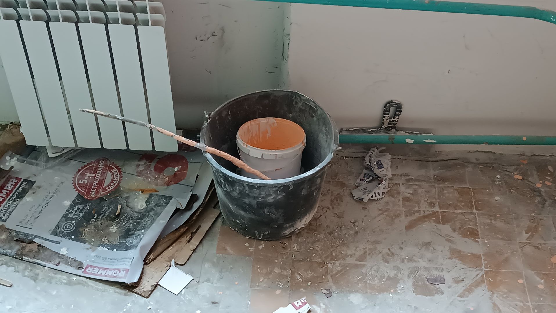 ремонт подъезда, чкаловский, покраска стен, замена окон,