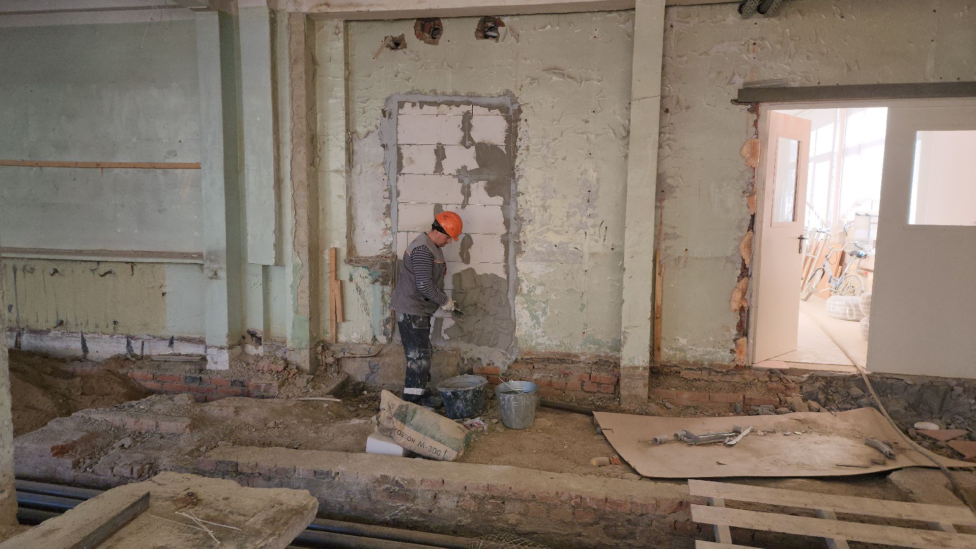 серпухов, подмосковье, капремонт школы,