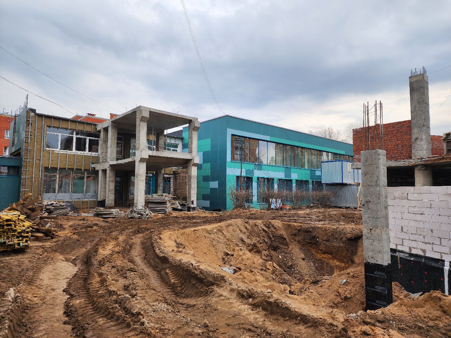 вертикалки, королёв, строительство, школа,