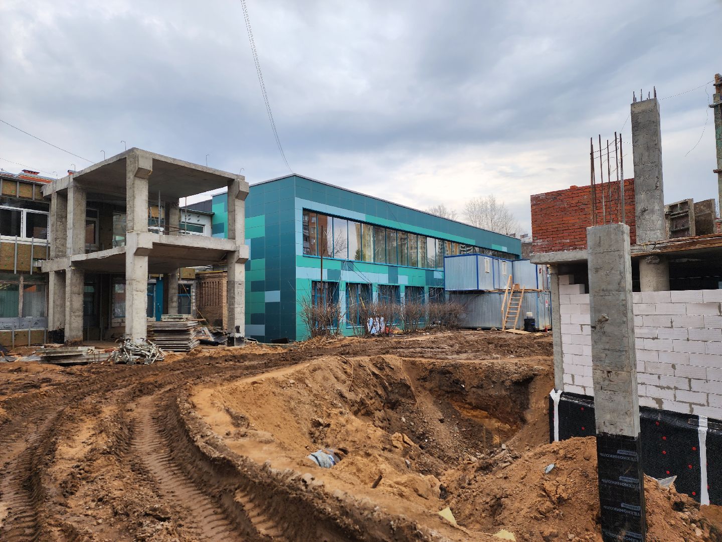 вертикалки, королёв, строительство, школа,