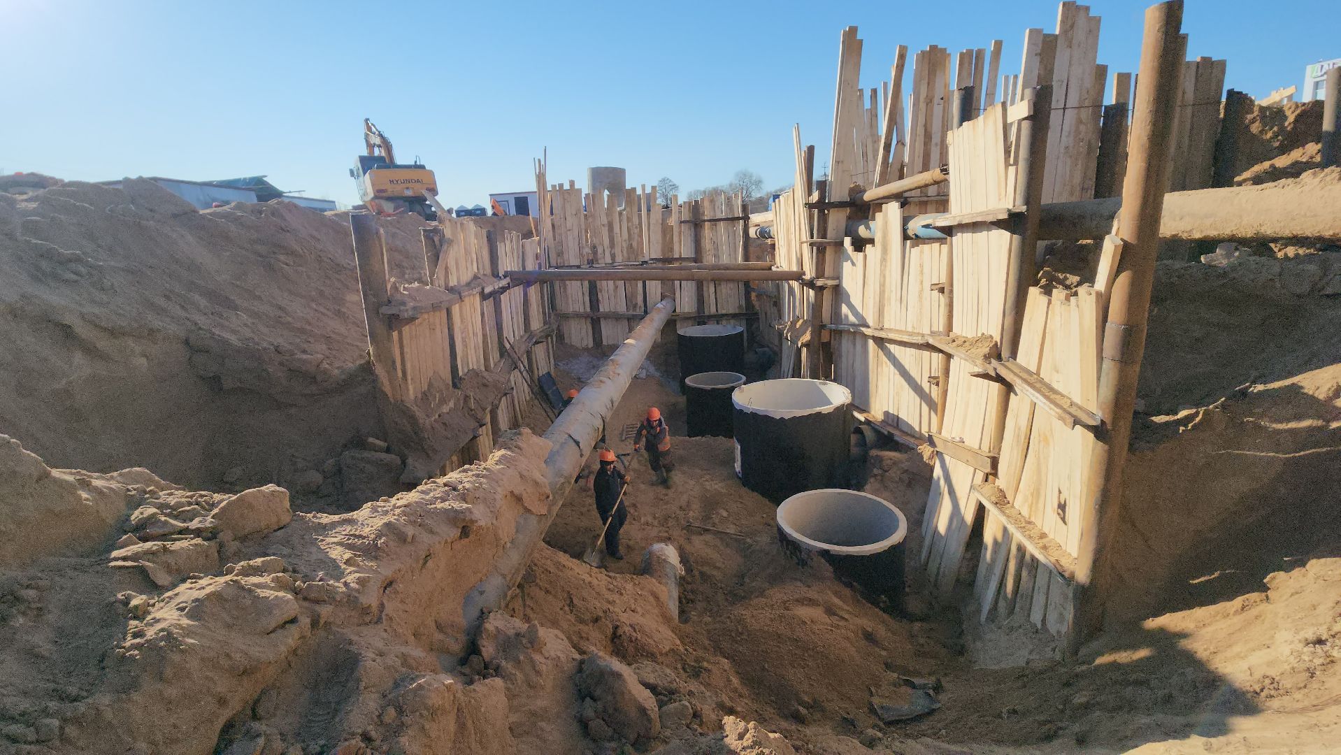 серпухов, реконструкция, расширение дороги, деревня Калиново,