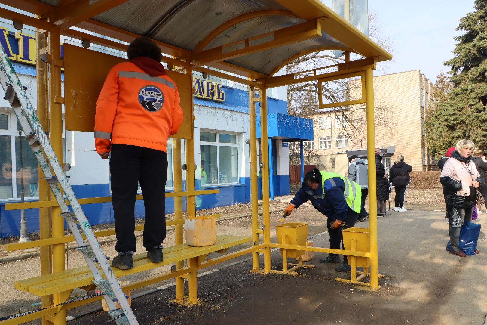 серебряные пруды, первомайская, автобусные остановки, мосавтодор,