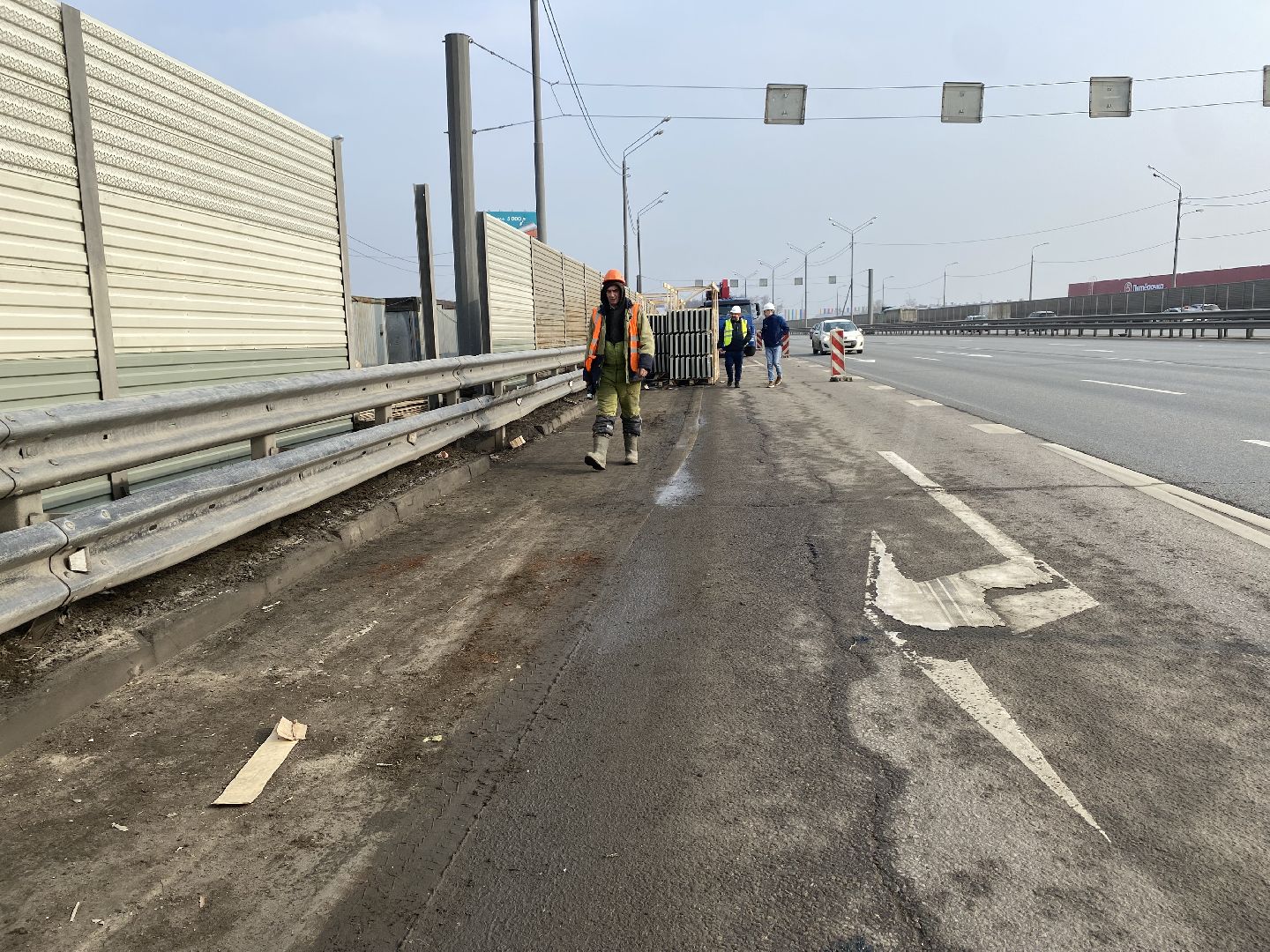 Ремонт Новой Риги, Шумовы экраны, Замена шумовых экранов,