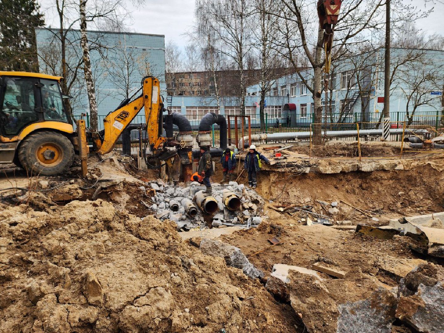 солнечногорск, реконструкция теплосетей, жители, службы, работы,