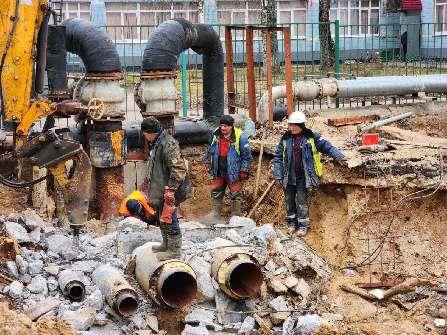 солнечногорск, реконструкция теплосетей, жители, службы, работы,