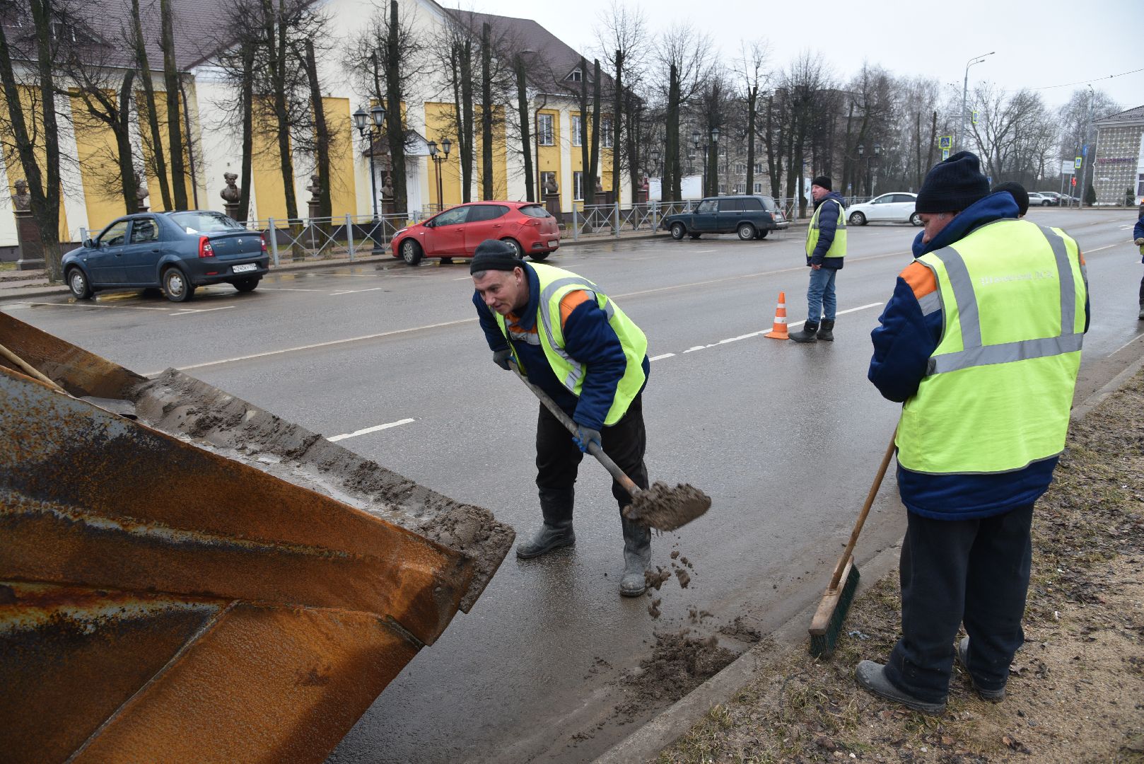 лотошино, мосавтодор, уборка улиц, уборка дорог,