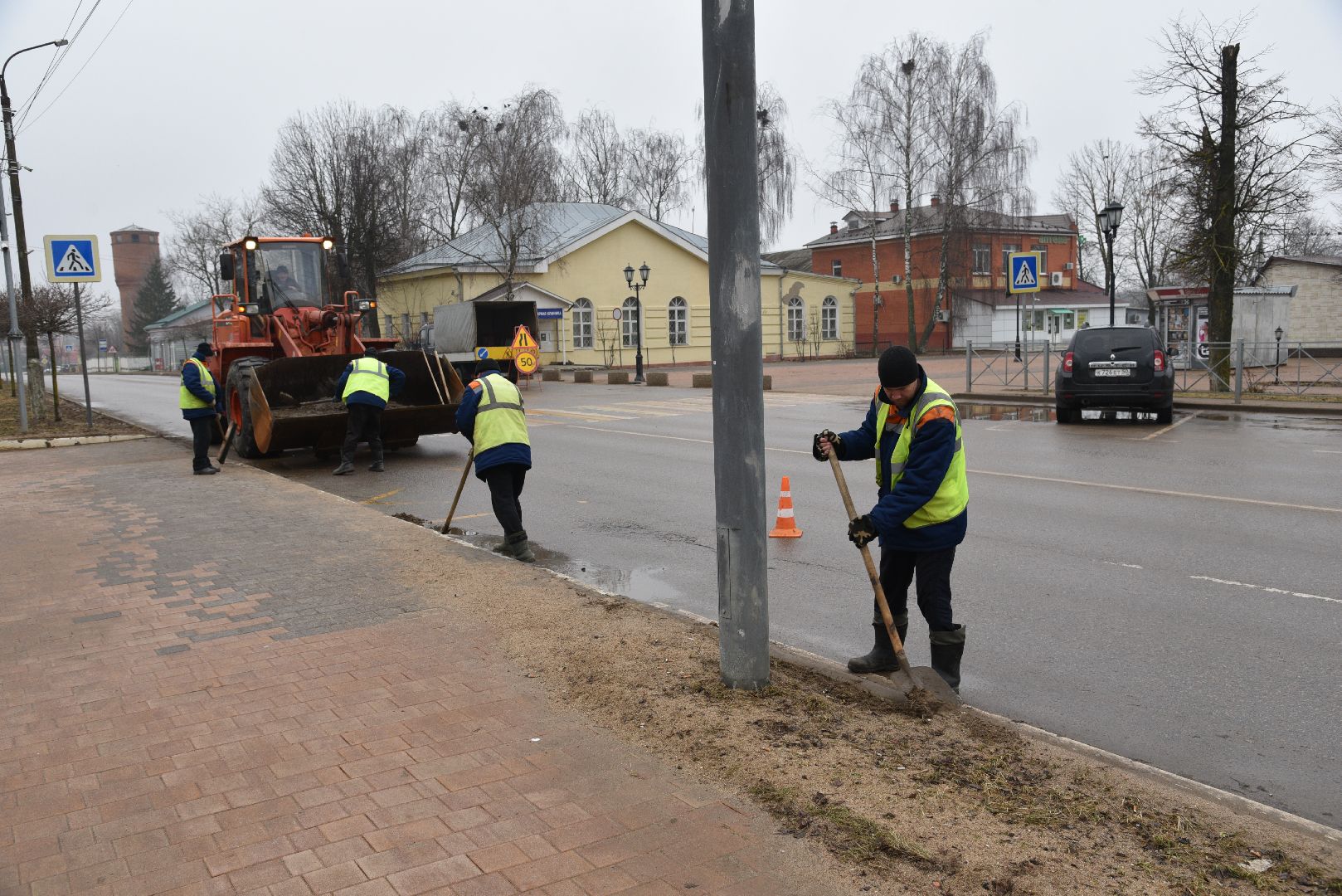 лотошино, мосавтодор, уборка улиц, уборка дорог,