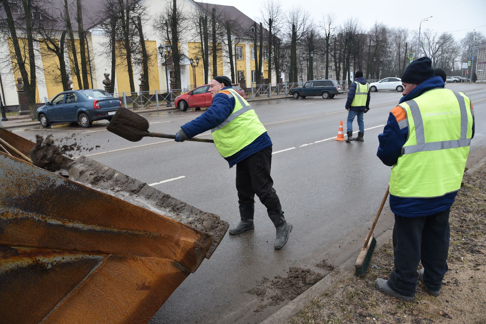 лотошино, мосавтодор, уборка улиц, уборка дорог,