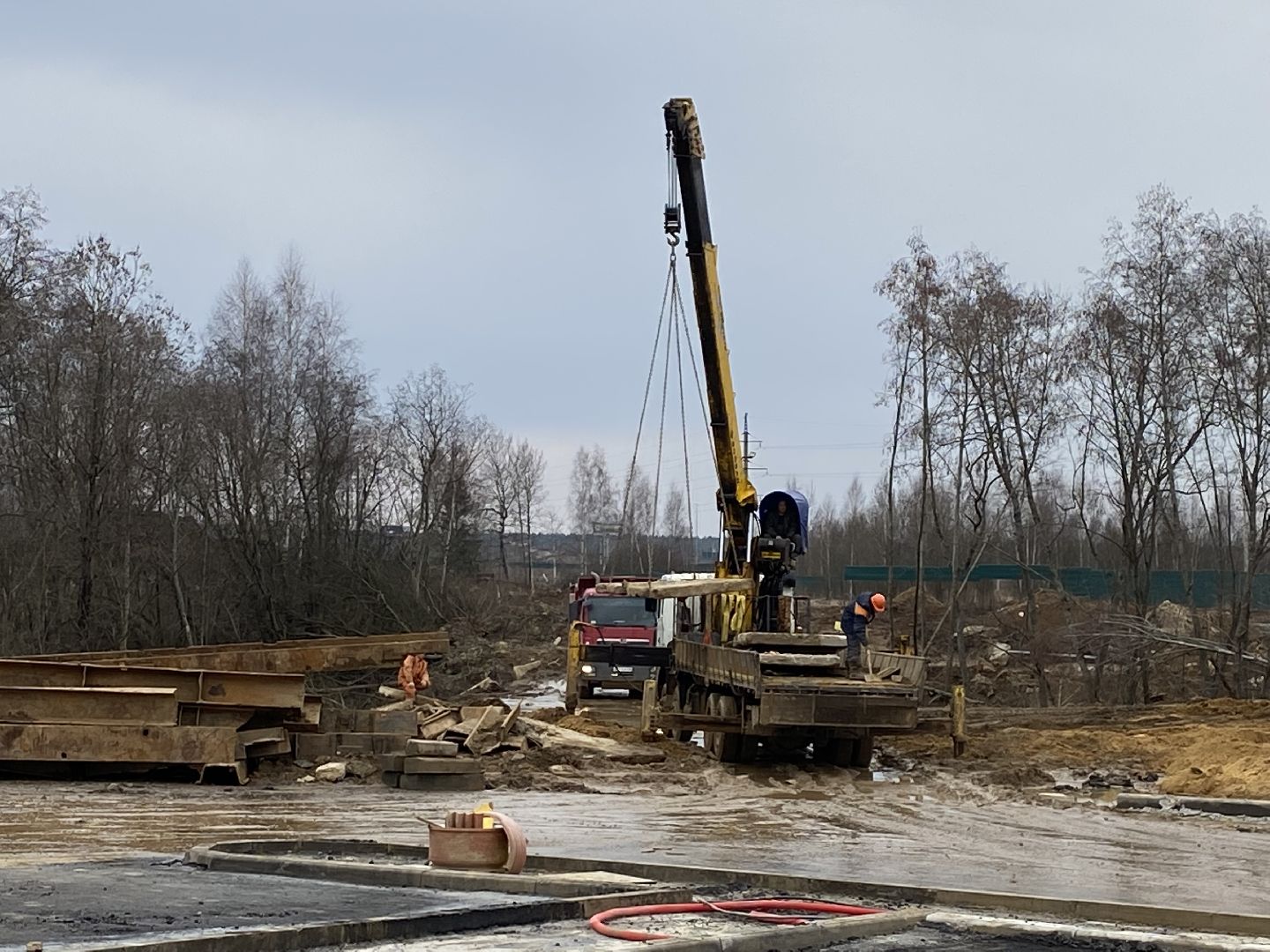 Подъезды к лицею имени Долгих, Павловская слобода, Ремонт дороги,