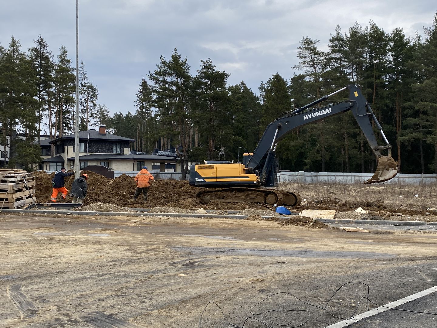 Подъезды к лицею имени Долгих, Павловская слобода, Ремонт дороги,