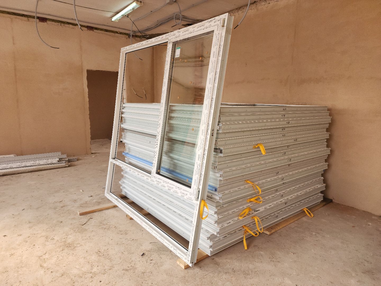 красноармейск, городской округ пушкинский, капремонт школы, строительные леса, ремонт фасада,