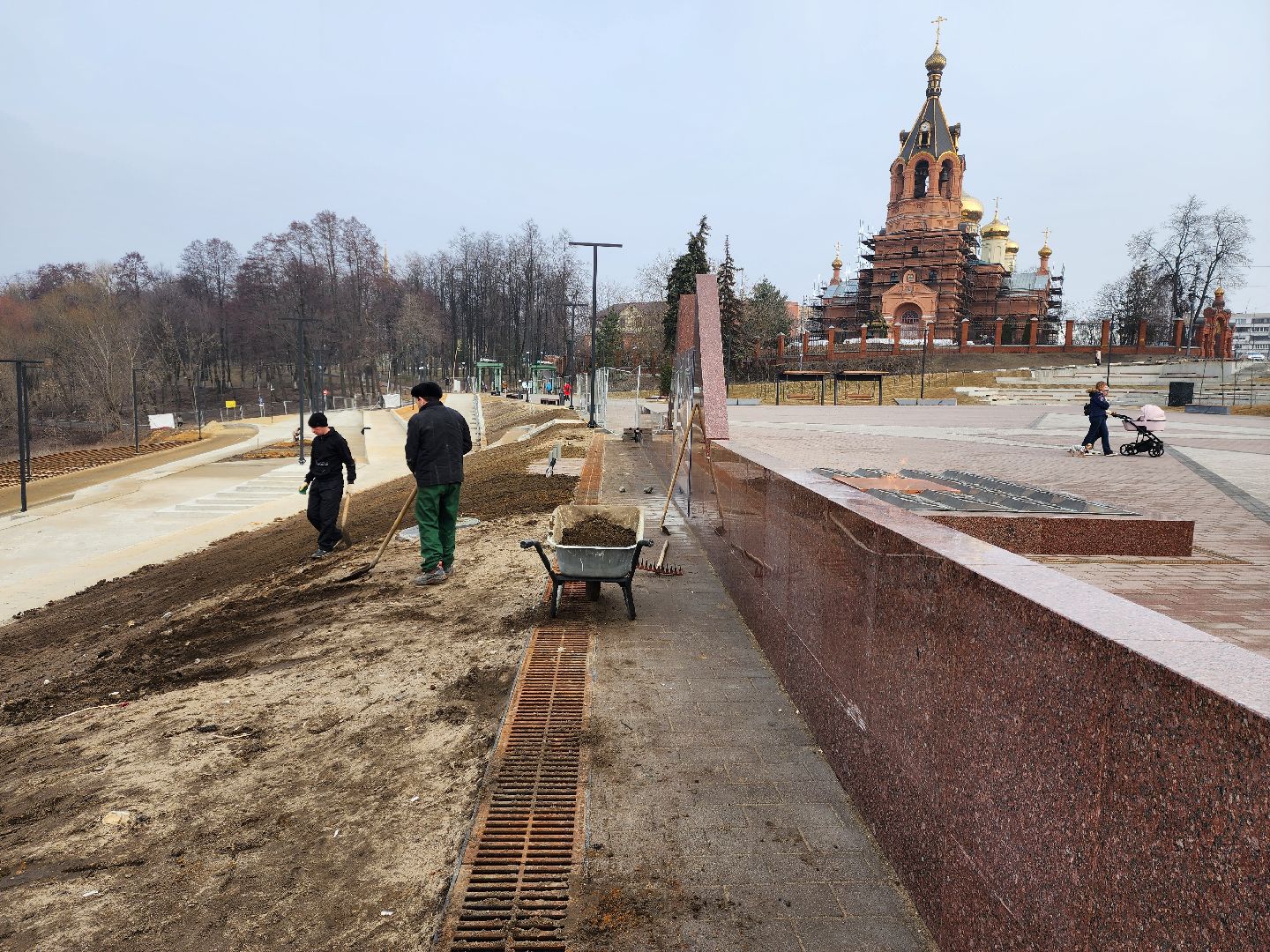 раменское, благоустройство, площадь победы, нижняя площадка,