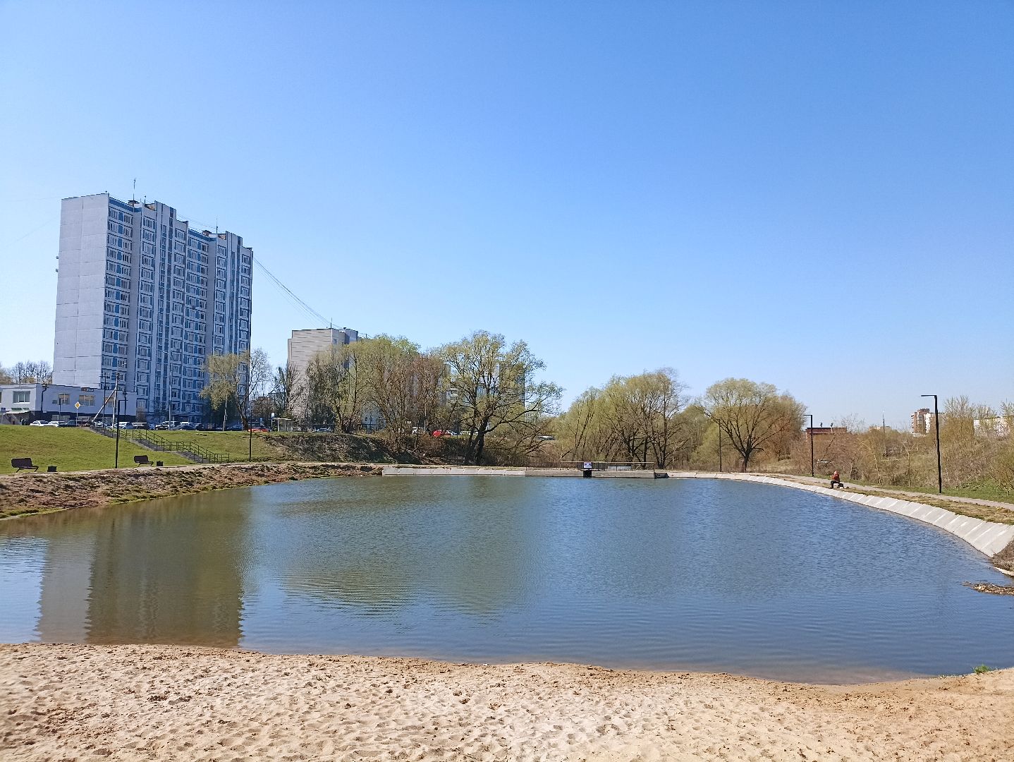 Серпухов, Подмосковье, рыбалка, пруд, весна