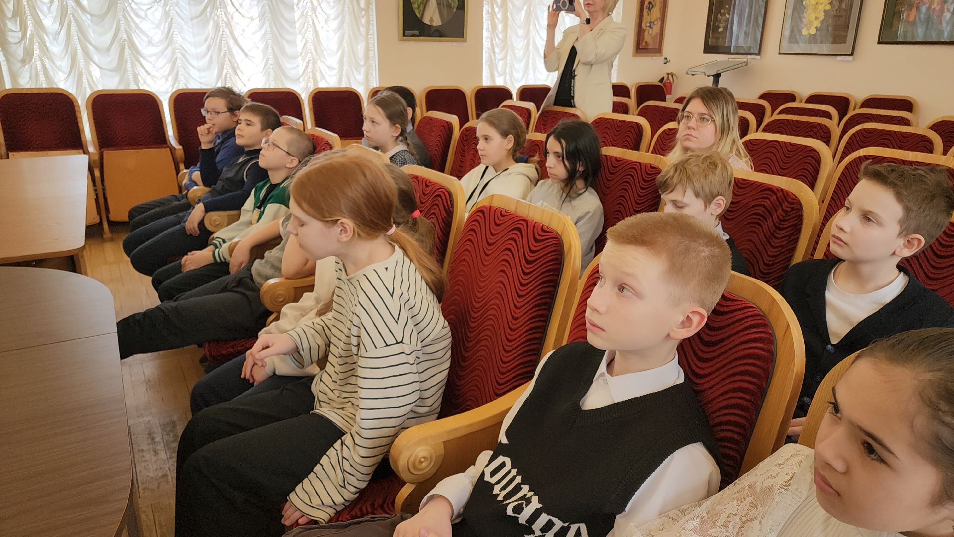 кашира, музей, герб, геральдика, лекция, школьники, мастер-класс,