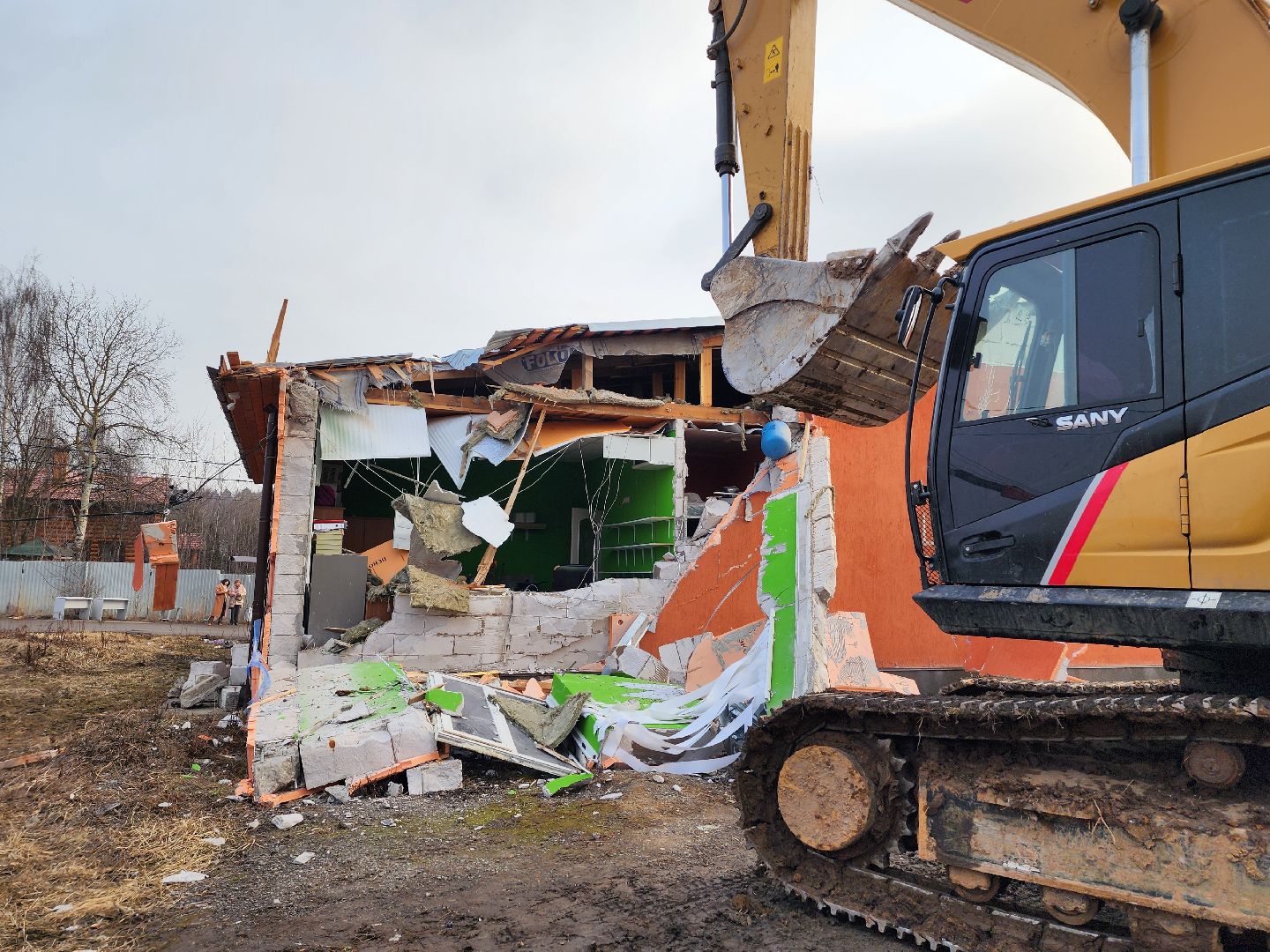 снос незаконных объектов, мытищи,