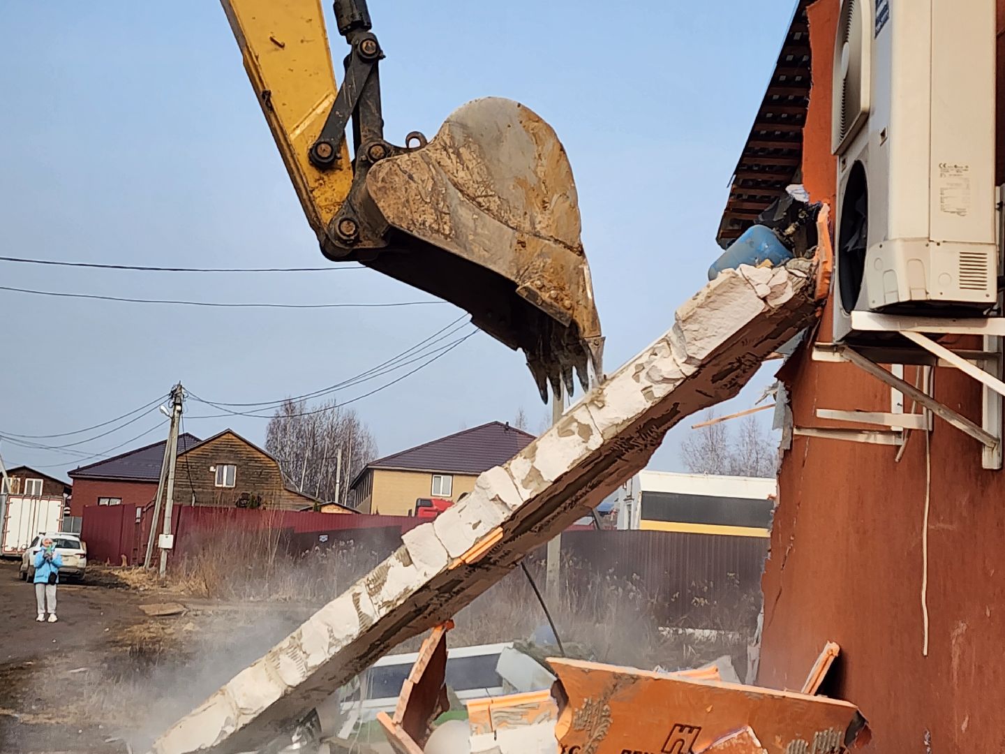 снос незаконных объектов, мытищи,