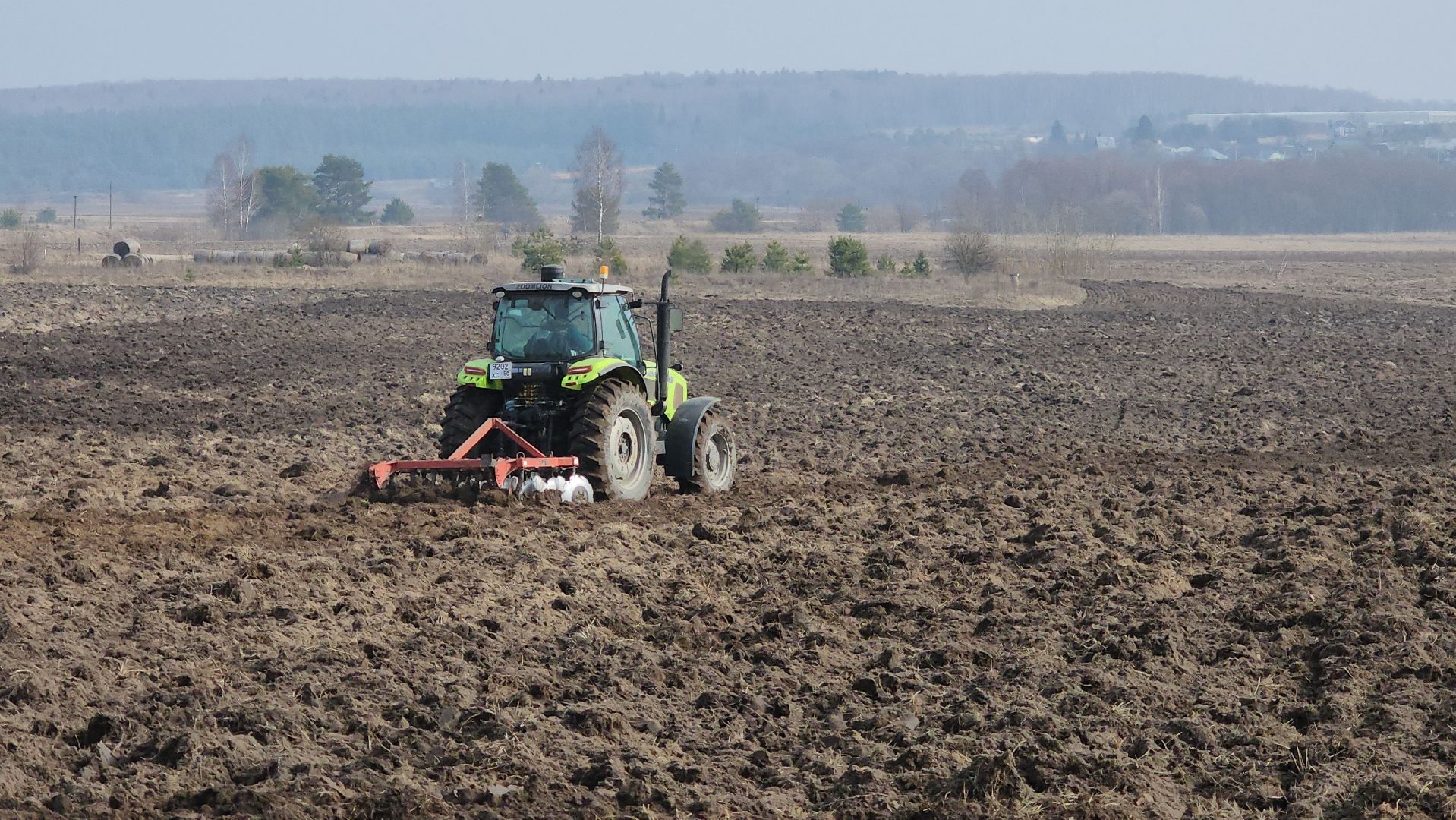 серпухов, деревня игумново, сельское хозяйство, начало посевной, ооотуровский,